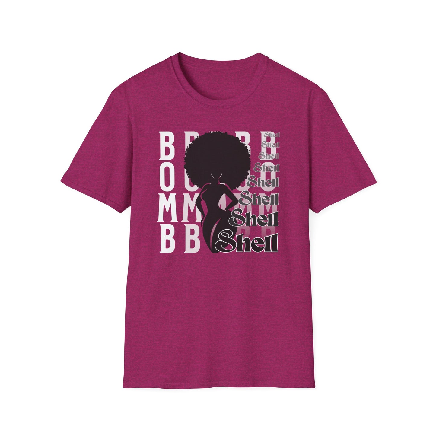 Bombshell! Positive, Self Love Graphic T-Shirt for you Curvy, Melanated, Beauties