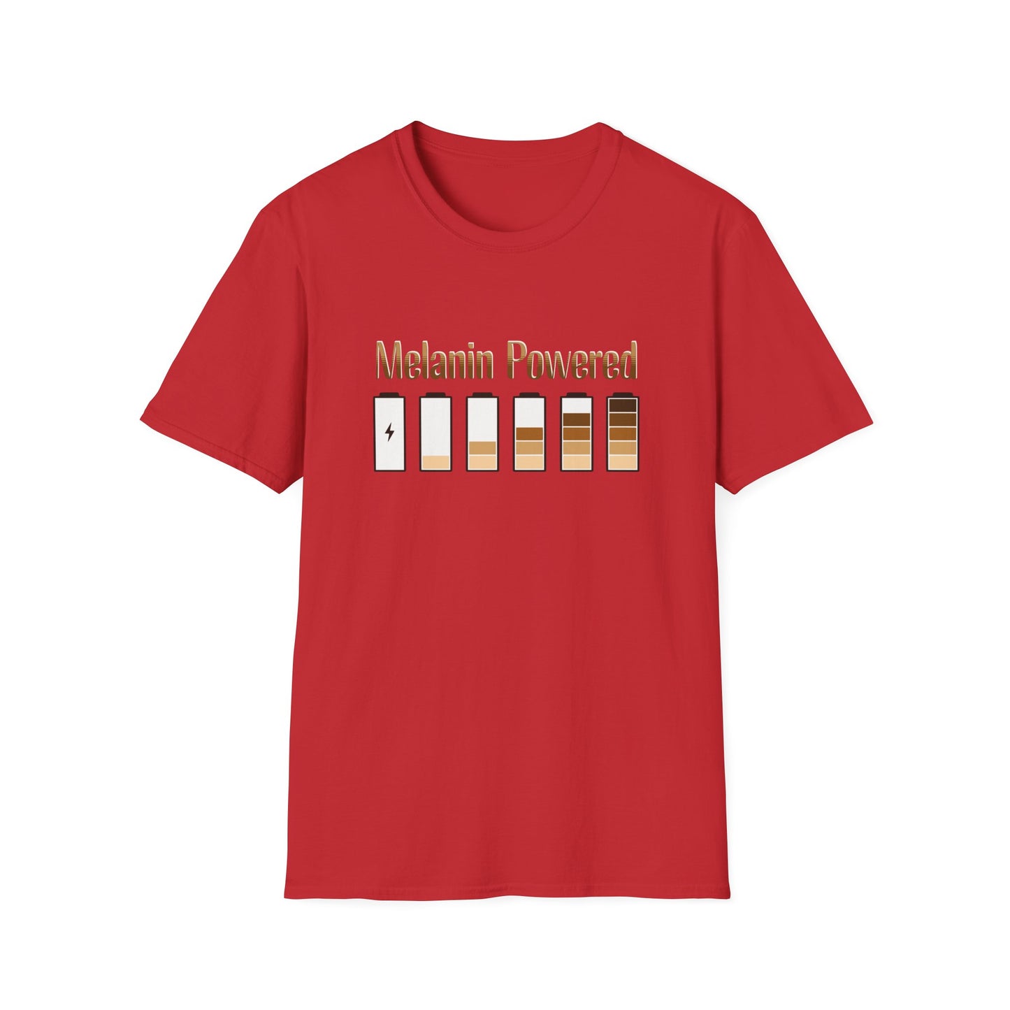 Graphic T-Shirt Showing the Power of Melanin for Black Women