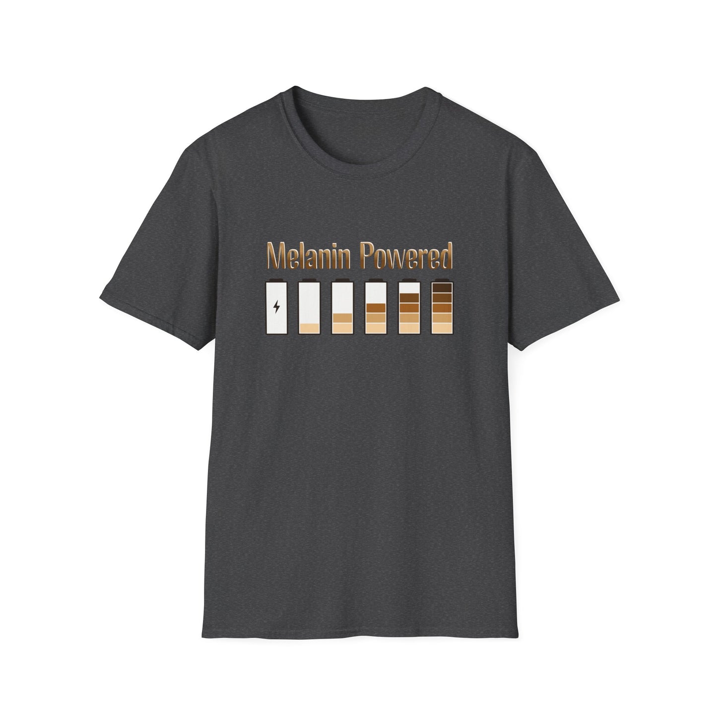 Graphic T-Shirt Showing the Power of Melanin for Black Women