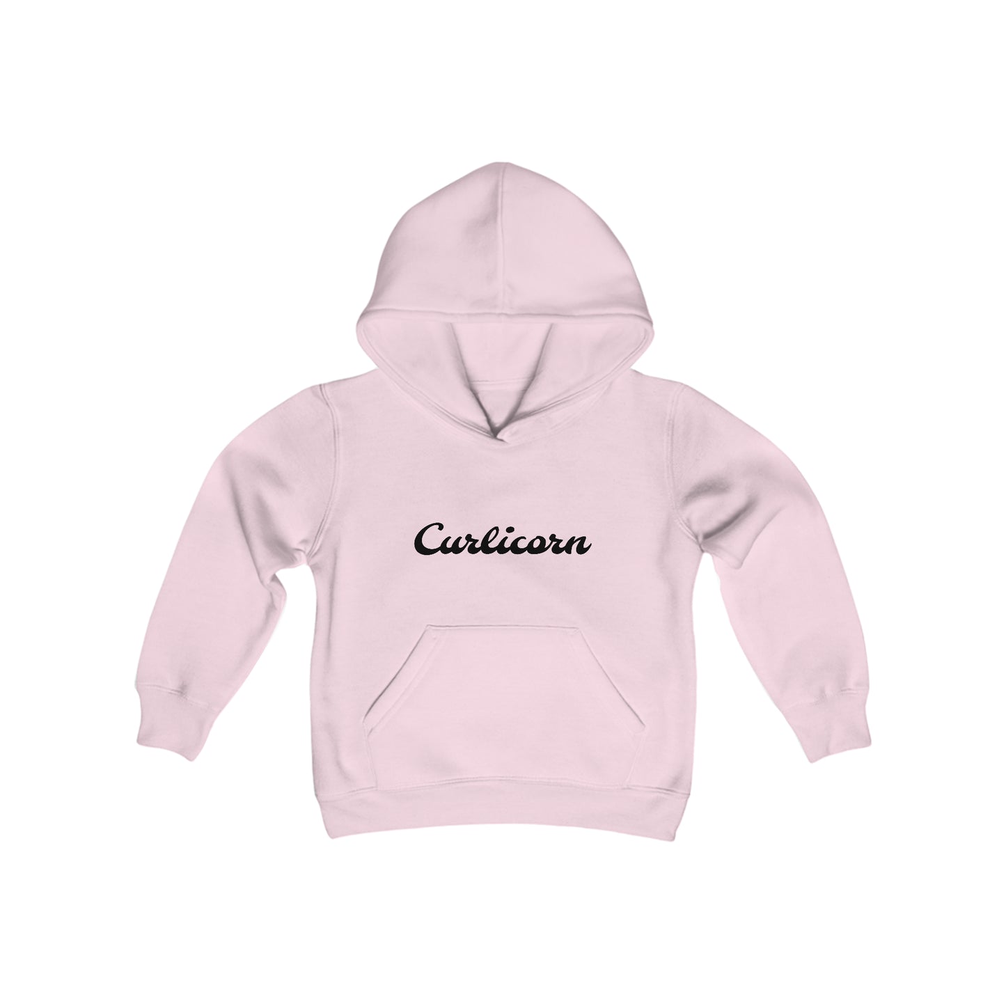 Curly Girl Magic Kids Hoodie with a Super Cute Unicorn with Sweet Curly Hair