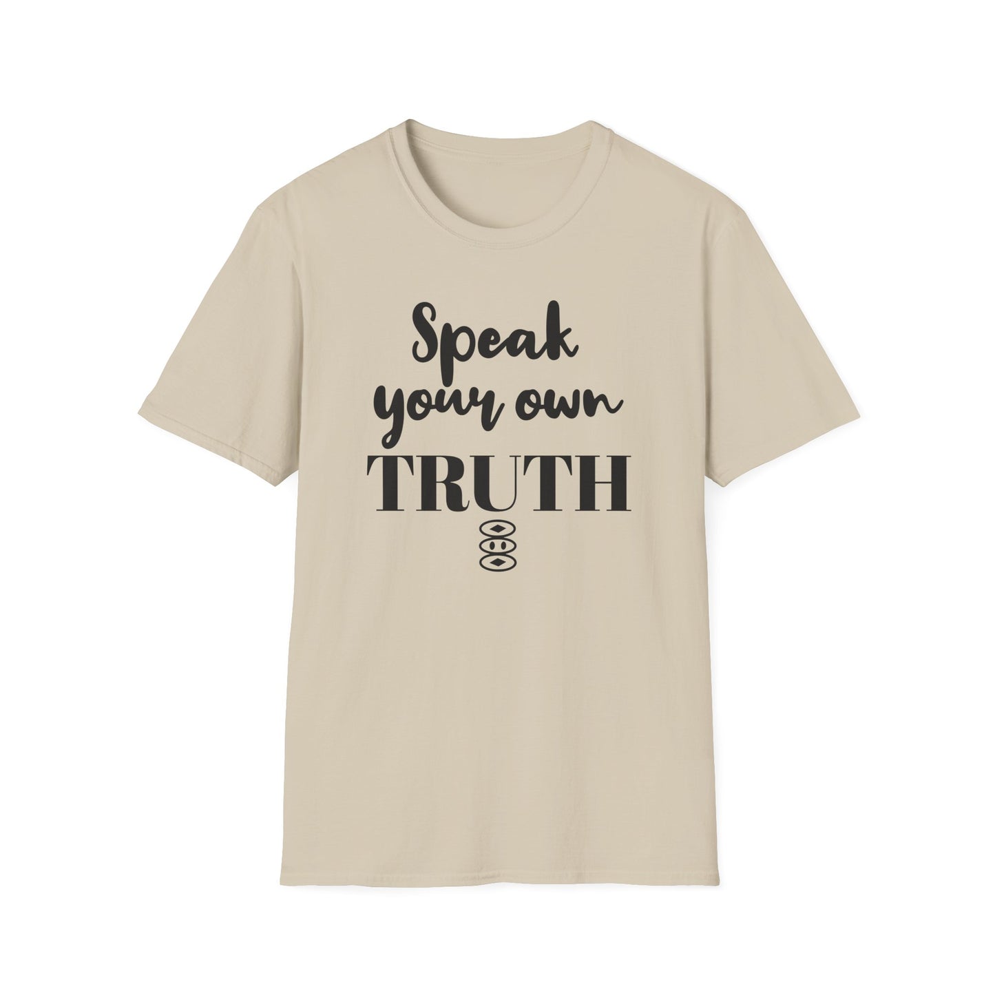 Speak Your Own Truth, Minimal Text, Afrocentric,Inspirational T-shirt.