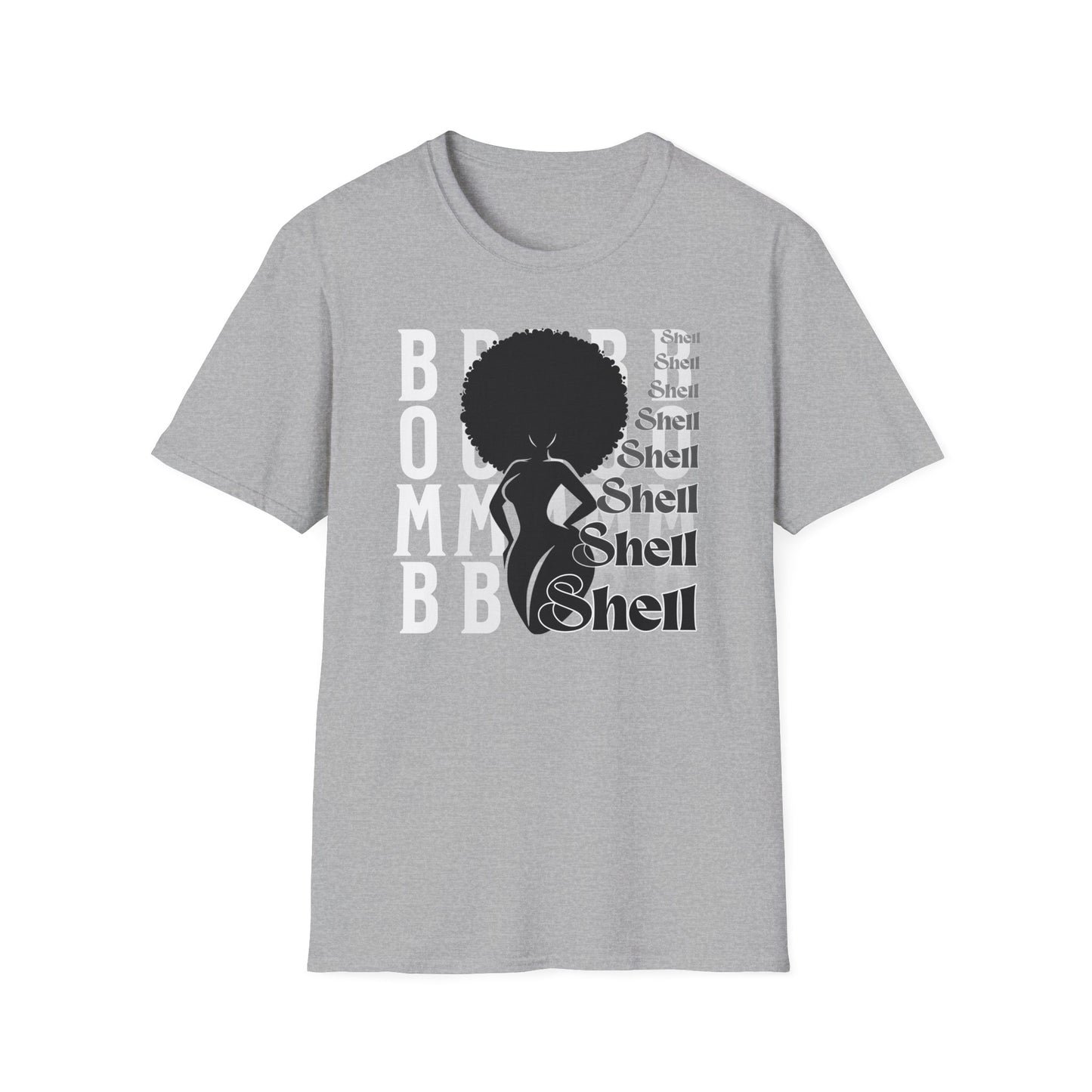 Bombshell! Positive, Self Love Graphic T-Shirt for you Curvy, Melanated, Beauties