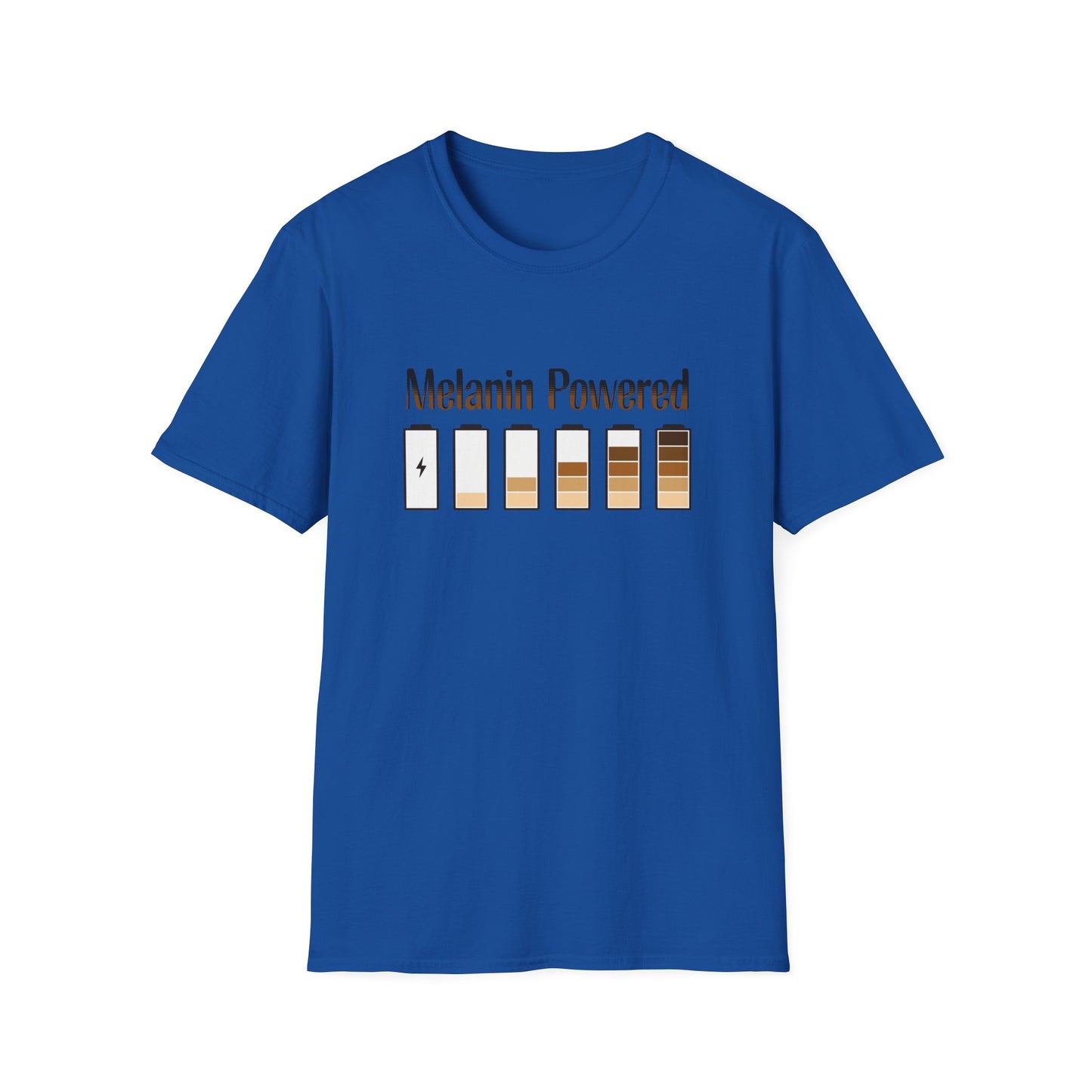 Graphic T-Shirt Showing the Power of Melanin for Black Women