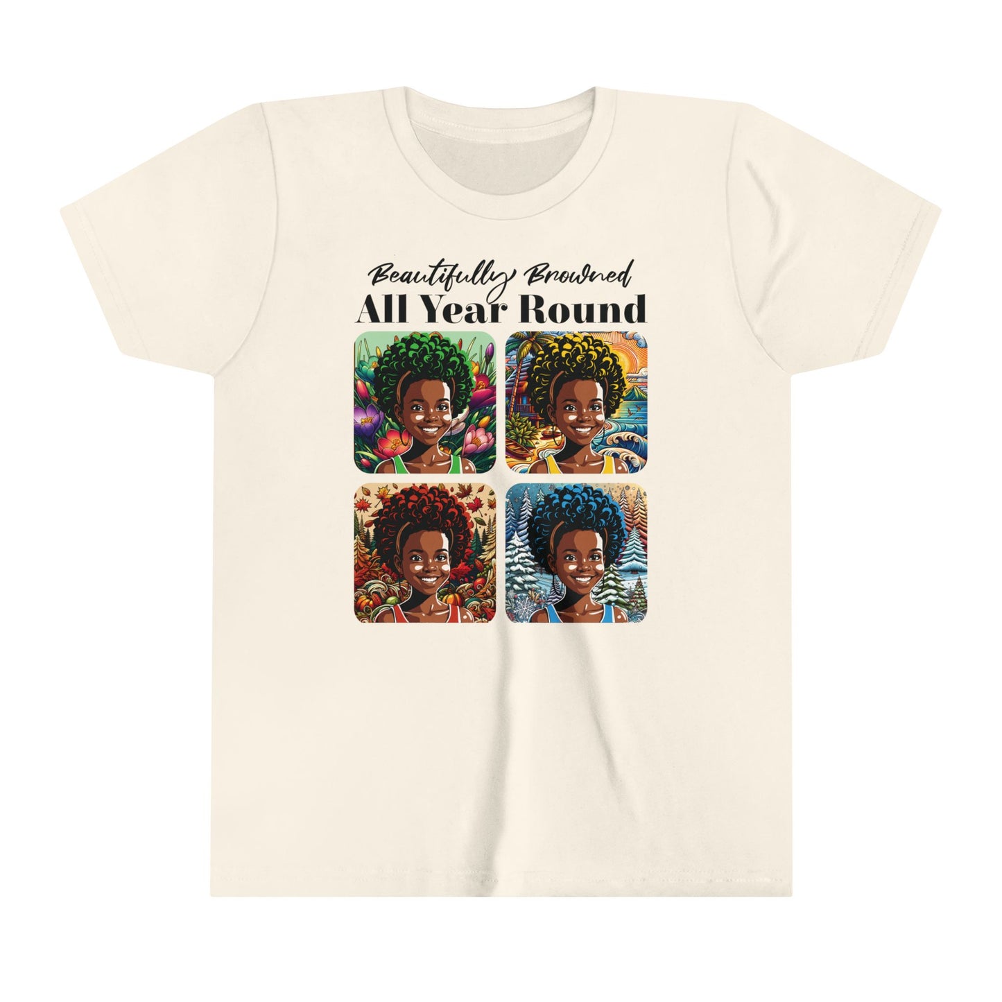 Kids Summer T-Shirt. Beautifully Browned All Year Round