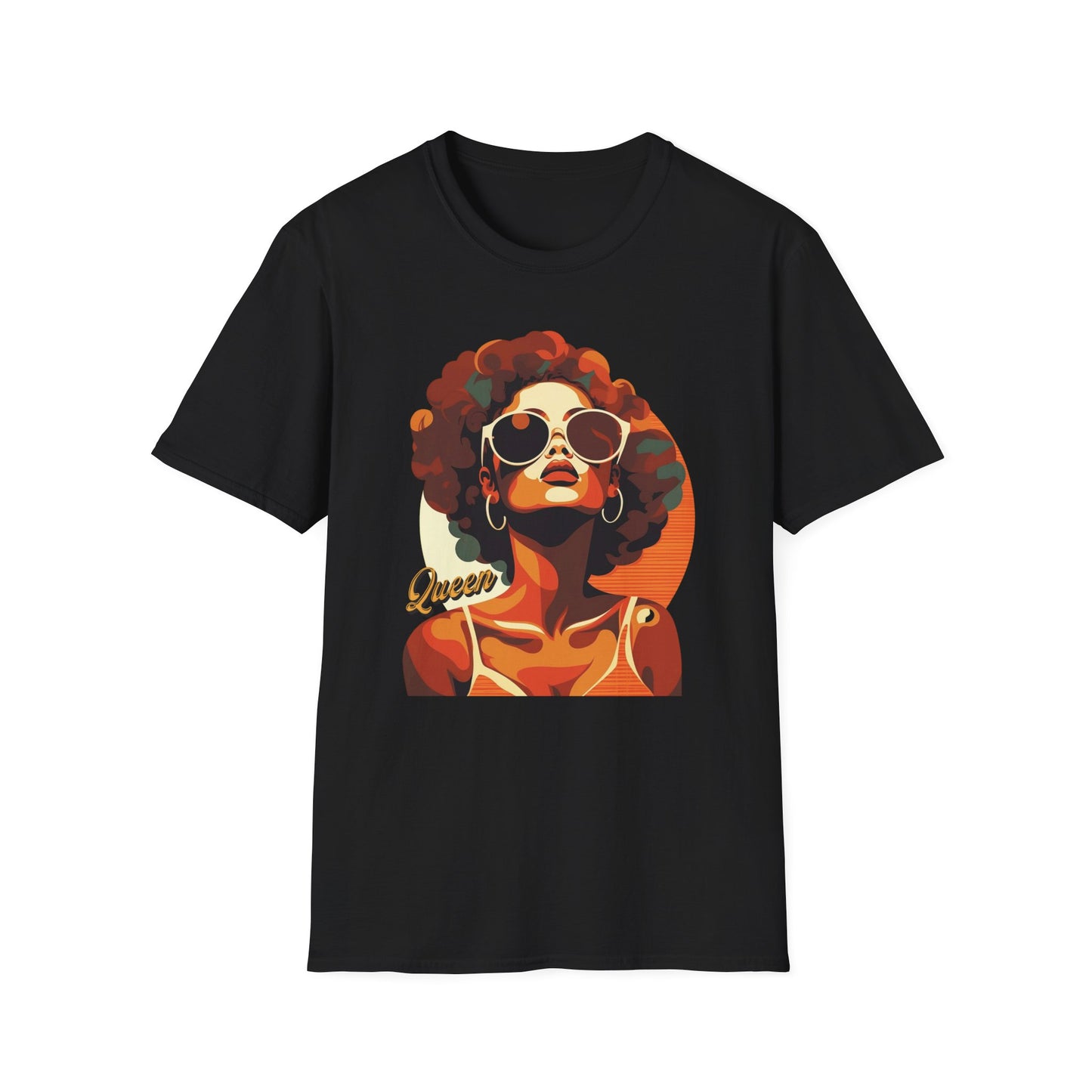 Black Queen, Positive Self Esteem T-Shirt for African American Women