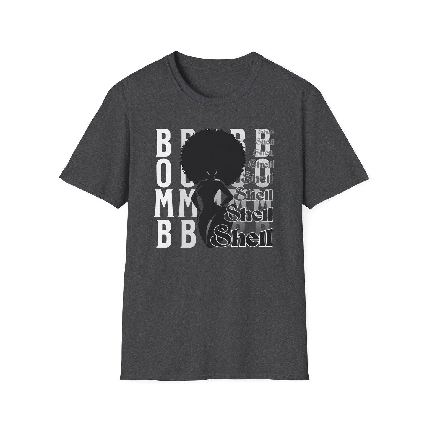 Bombshell! Positive, Self Love Graphic T-Shirt for you Curvy, Melanated, Beauties