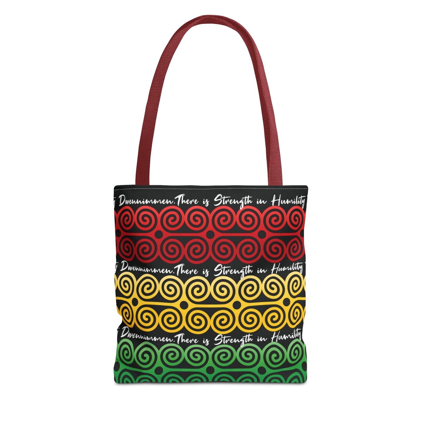 Afrocentric Tote Bag with the African Symbol for Humility and Strength.