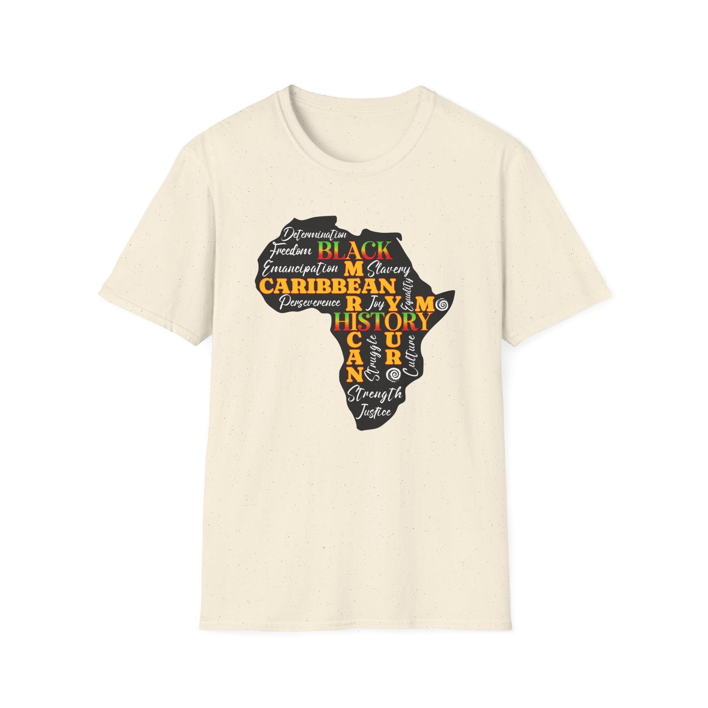 Black History is Caribbean and American History T-Shirt.