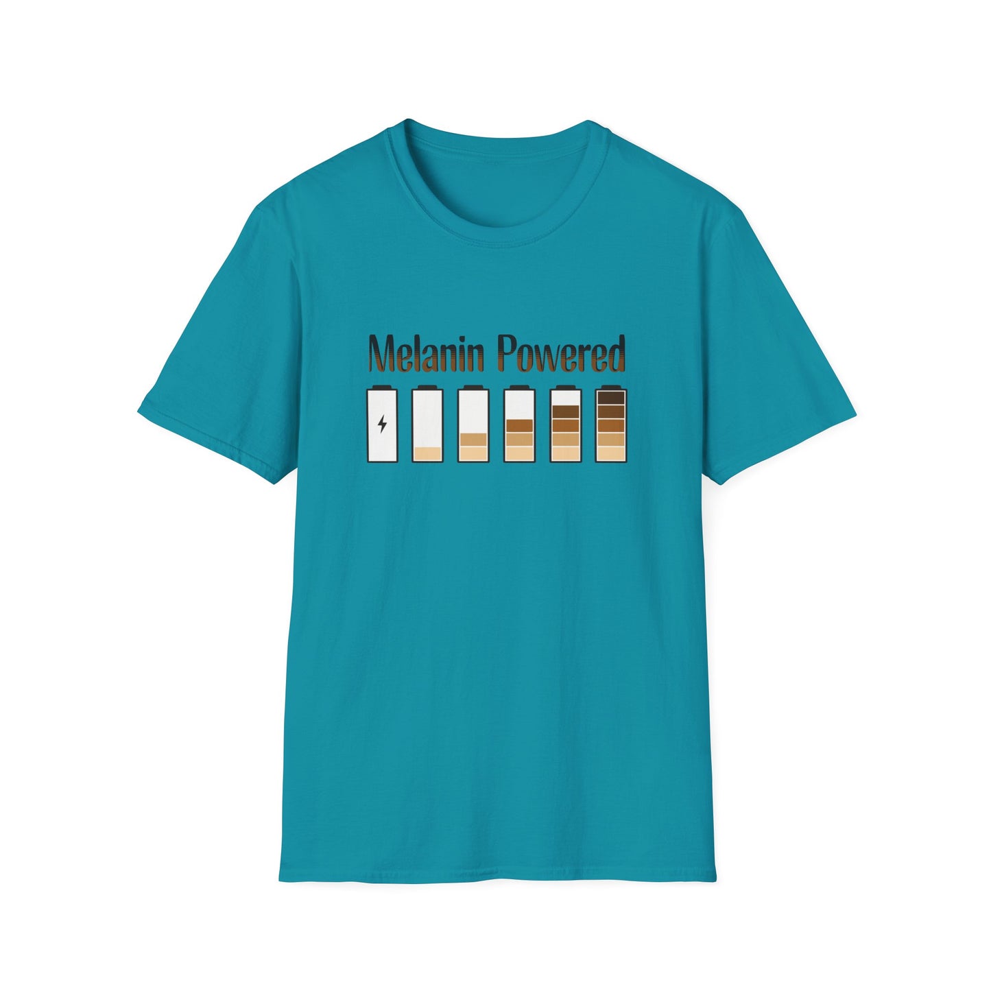Graphic T-Shirt Showing the Power of Melanin for Black Women