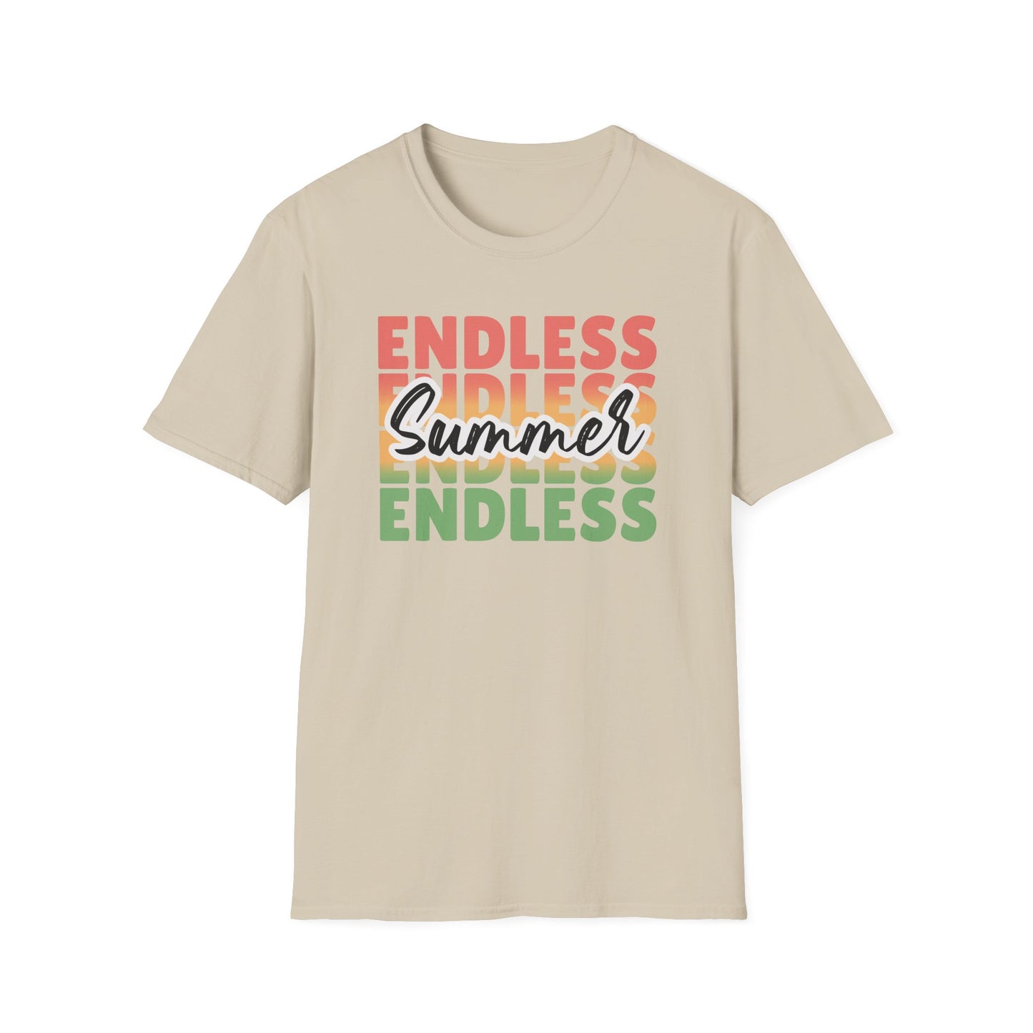 Endless Summer Graphic T-Shirt in Afrocentric Colours