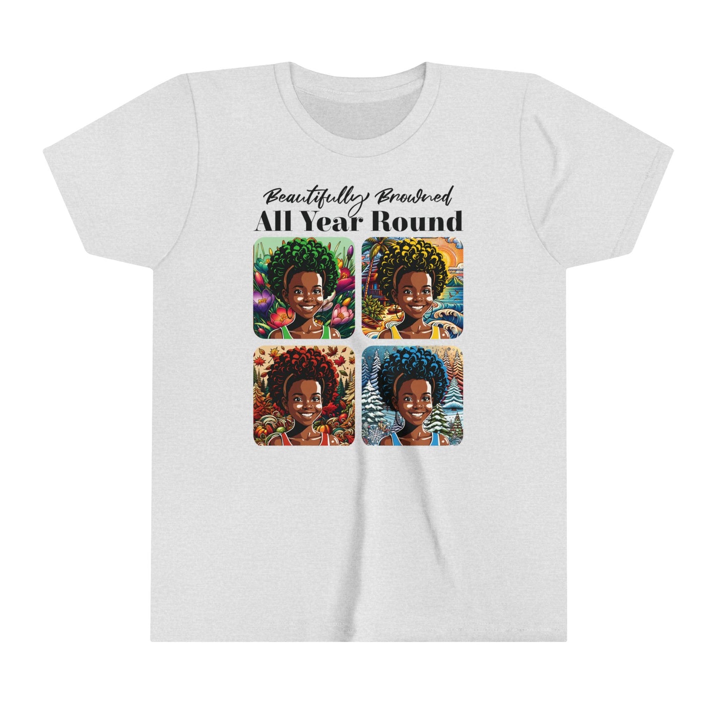 Kids Summer T-Shirt. Beautifully Browned All Year Round