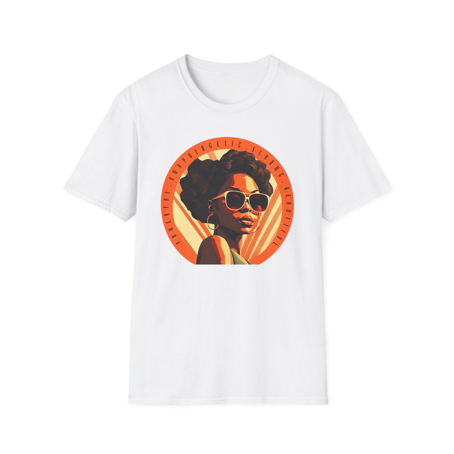 Retro Style, Positive Affirmations Graphic T-shirt for Black Women