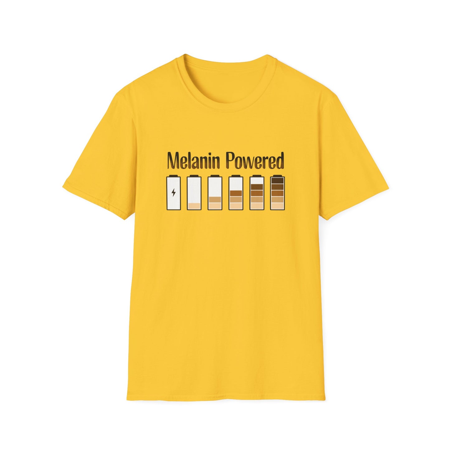 Graphic T-Shirt Showing the Power of Melanin for Black Women
