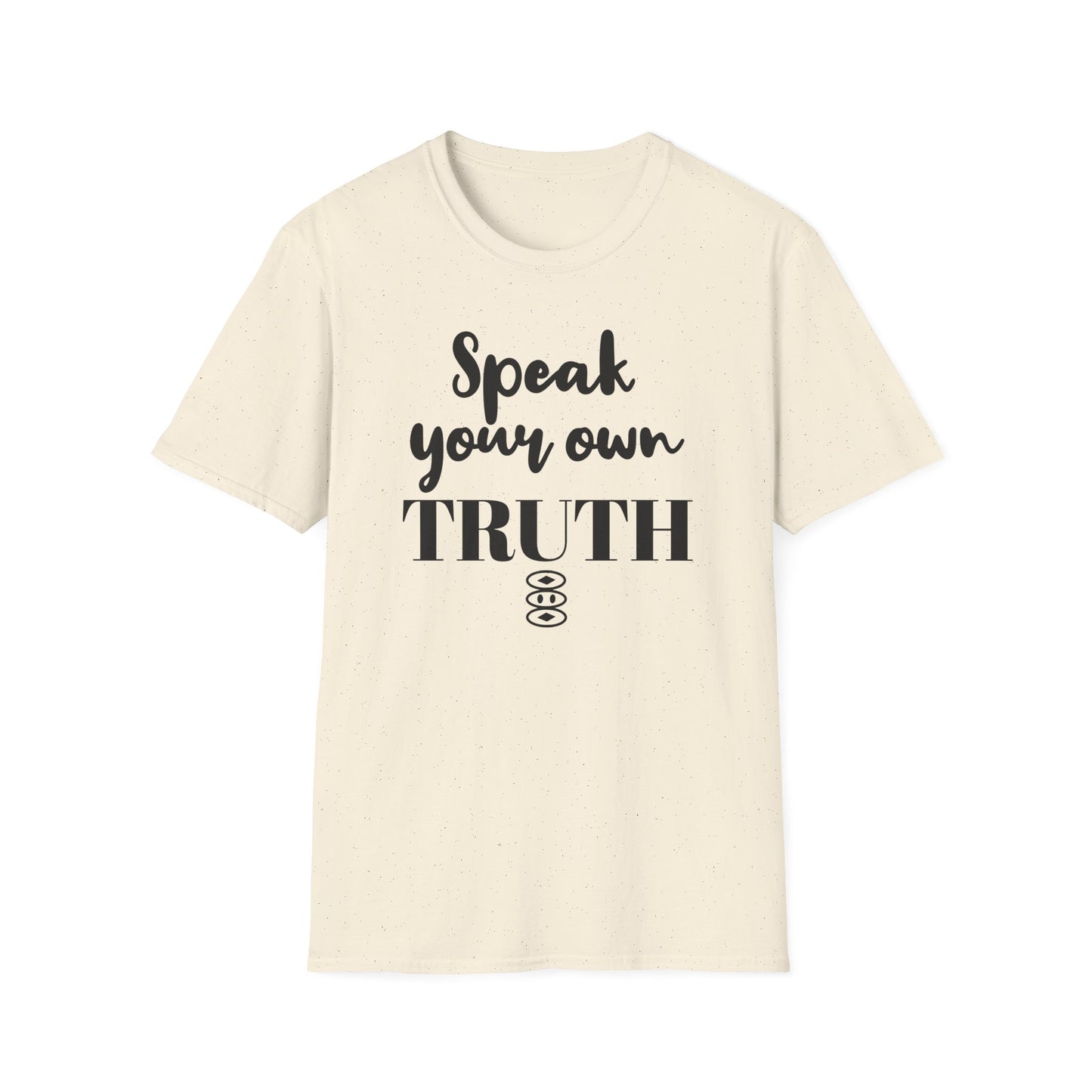 Speak Your Own Truth, Minimal Text, Afrocentric,Inspirational T-shirt.
