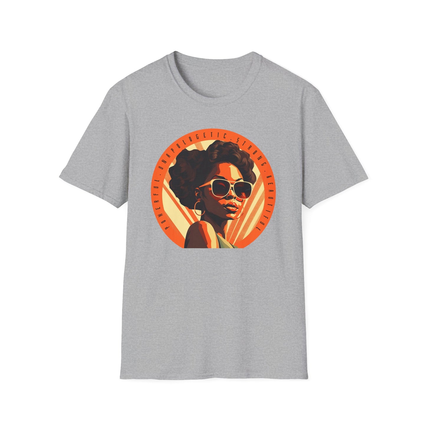 Retro Style, Positive Affirmations Graphic T-shirt for Black Women