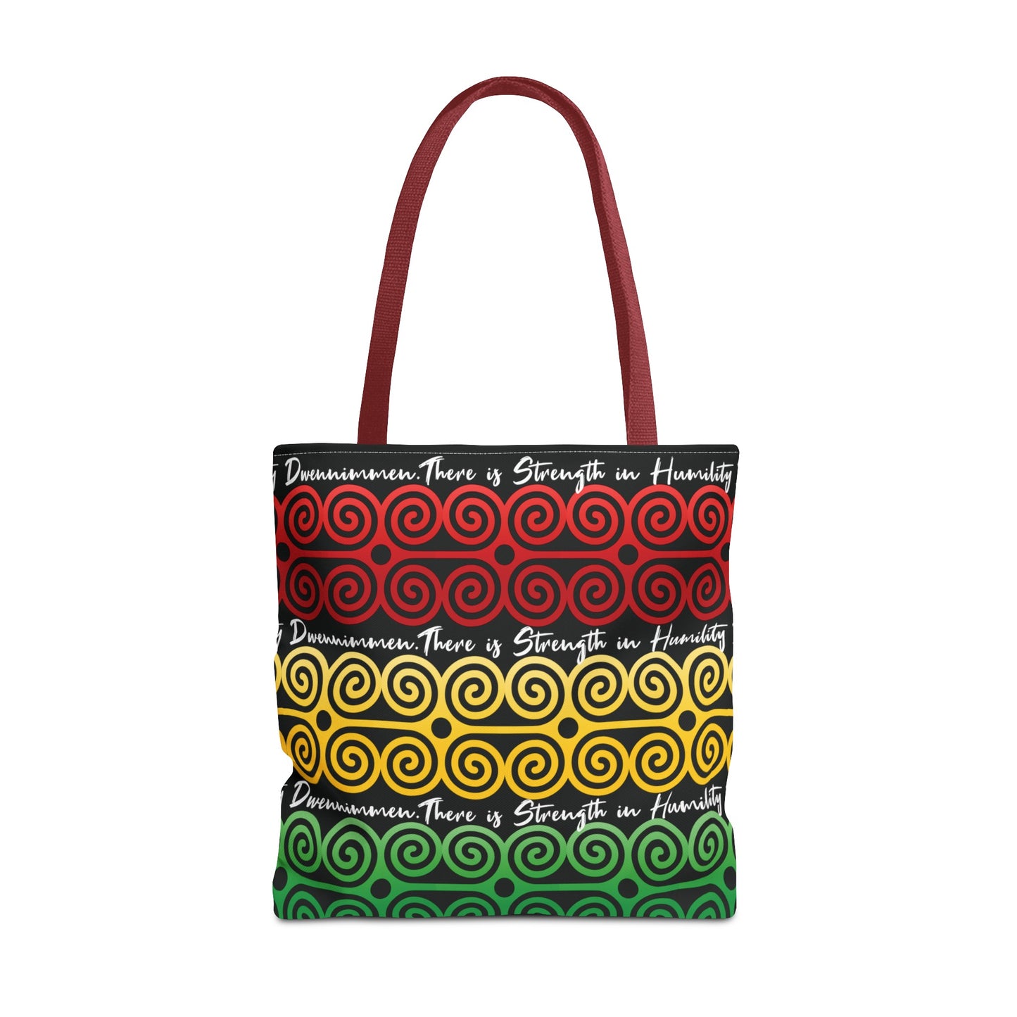 Afrocentric Tote Bag with the African Symbol for Humility and Strength.