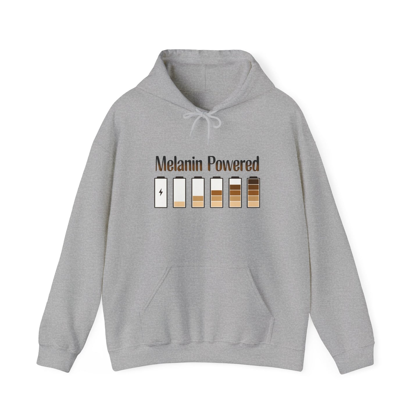 Graphic Hooded Sweatshirt for Sun Powered Melanated Women and Men