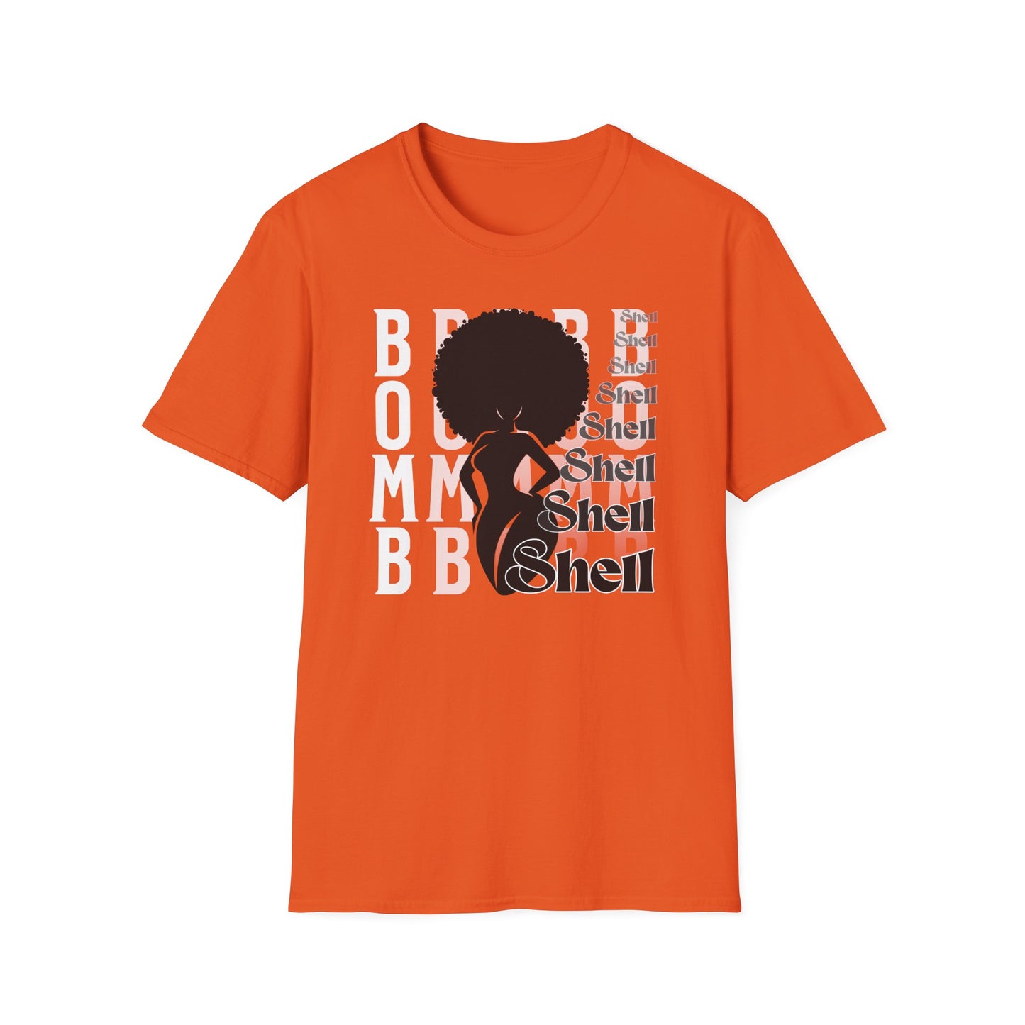 Bombshell! Positive, Self Love Graphic T-Shirt for you Curvy, Melanated, Beauties