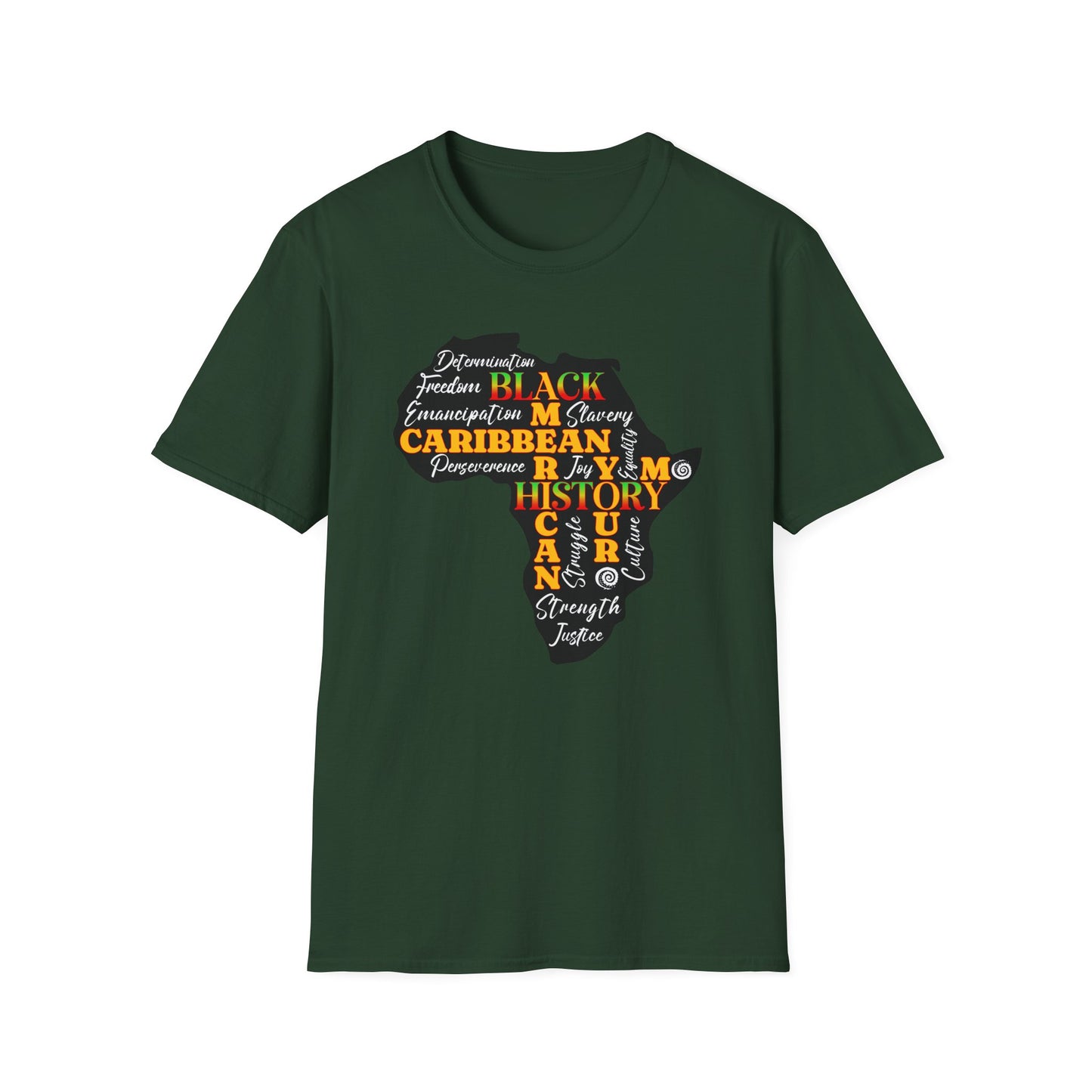 Black History is Caribbean and American History T-Shirt.