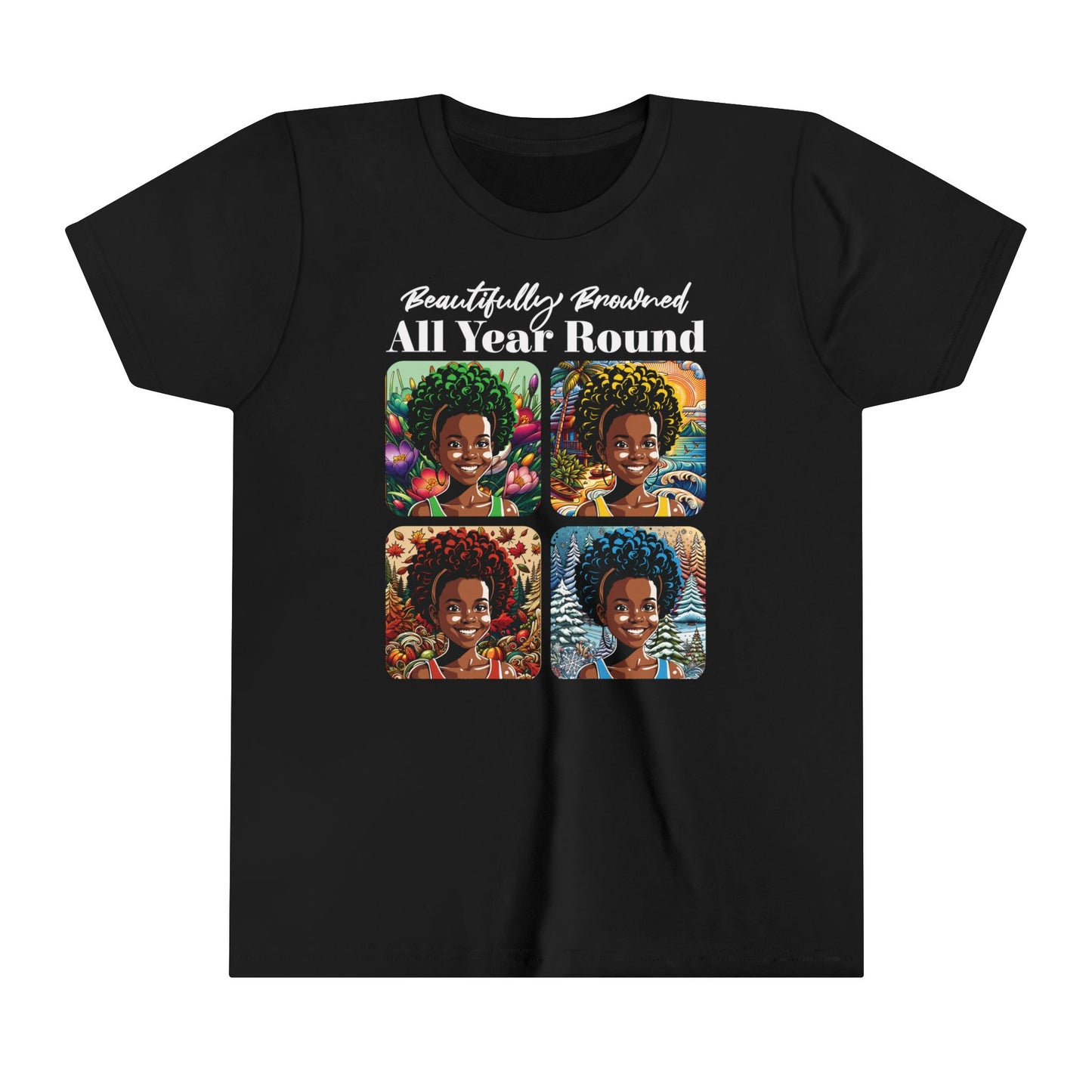 Kids Summer T-Shirt. Beautifully Browned All Year Round