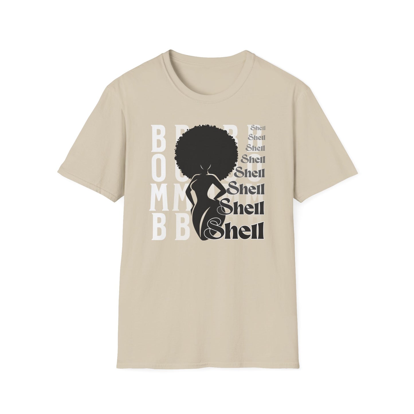 Bombshell! Positive, Self Love Graphic T-Shirt for you Curvy, Melanated, Beauties