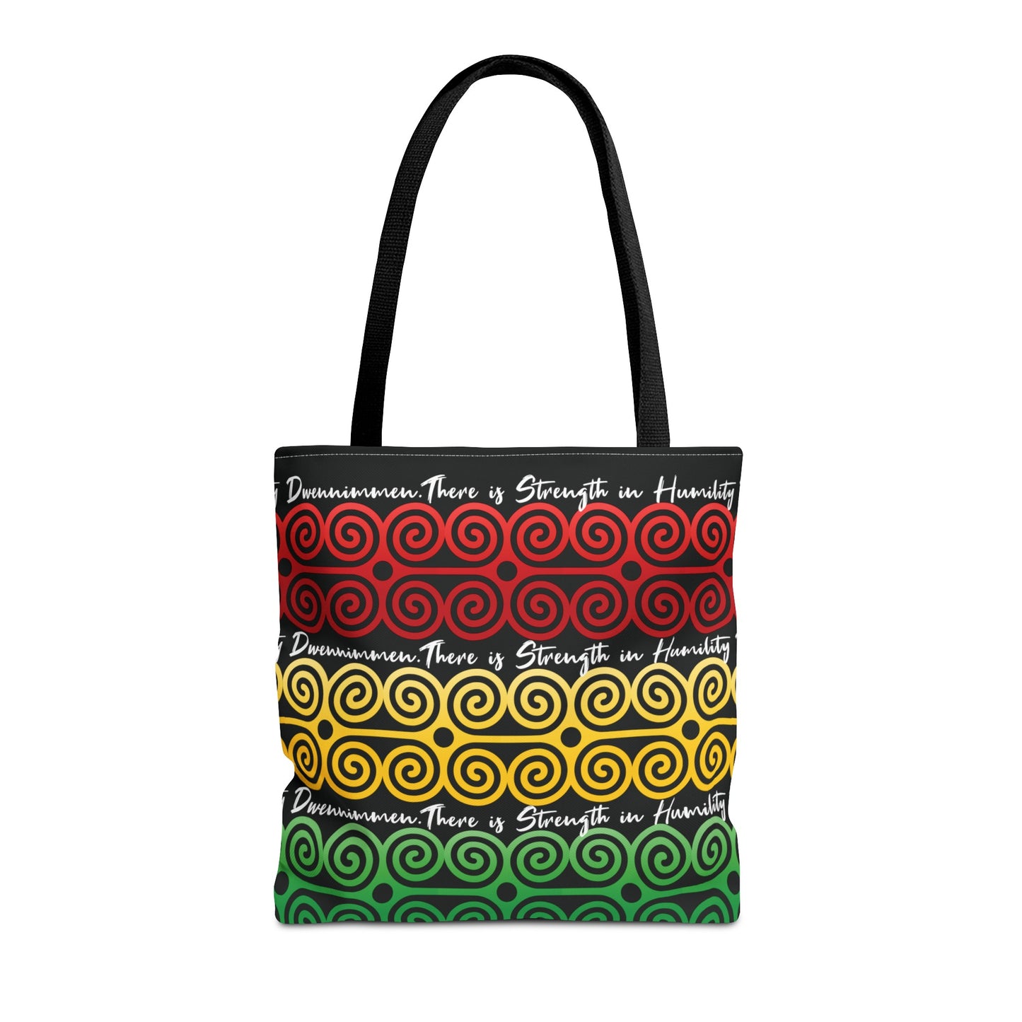 Afrocentric Tote Bag with the African Symbol for Humility and Strength.