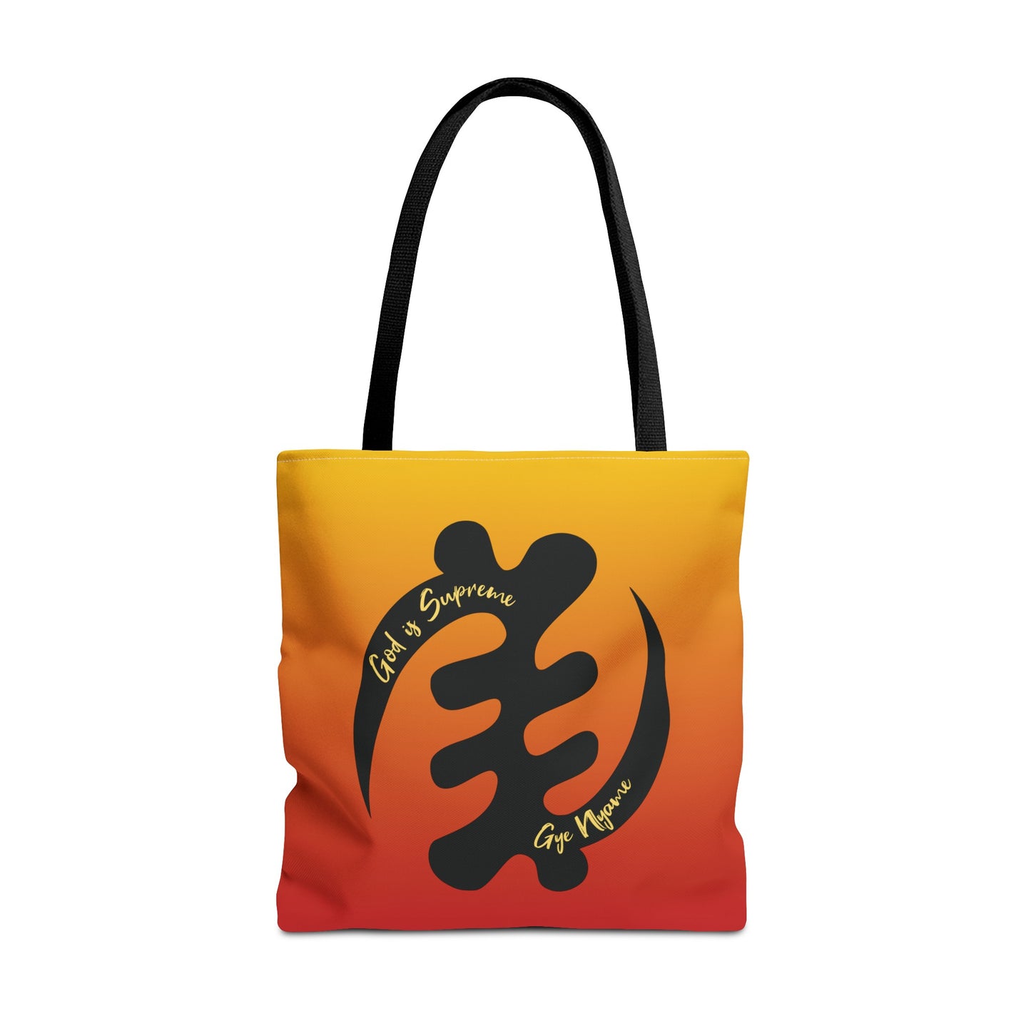 Afrocentric Tote Bag with the African Symbol for God is Supreme.