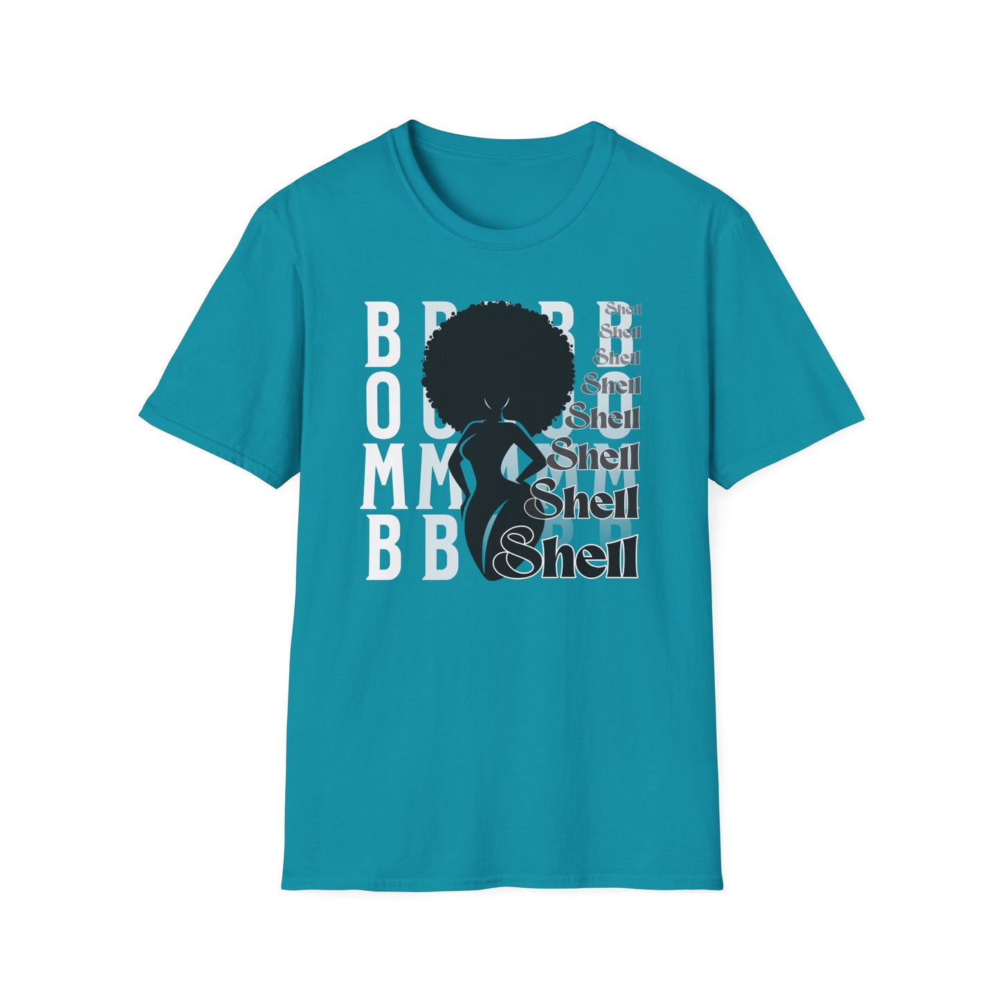 Bombshell! Positive, Self Love Graphic T-Shirt for you Curvy, Melanated, Beauties