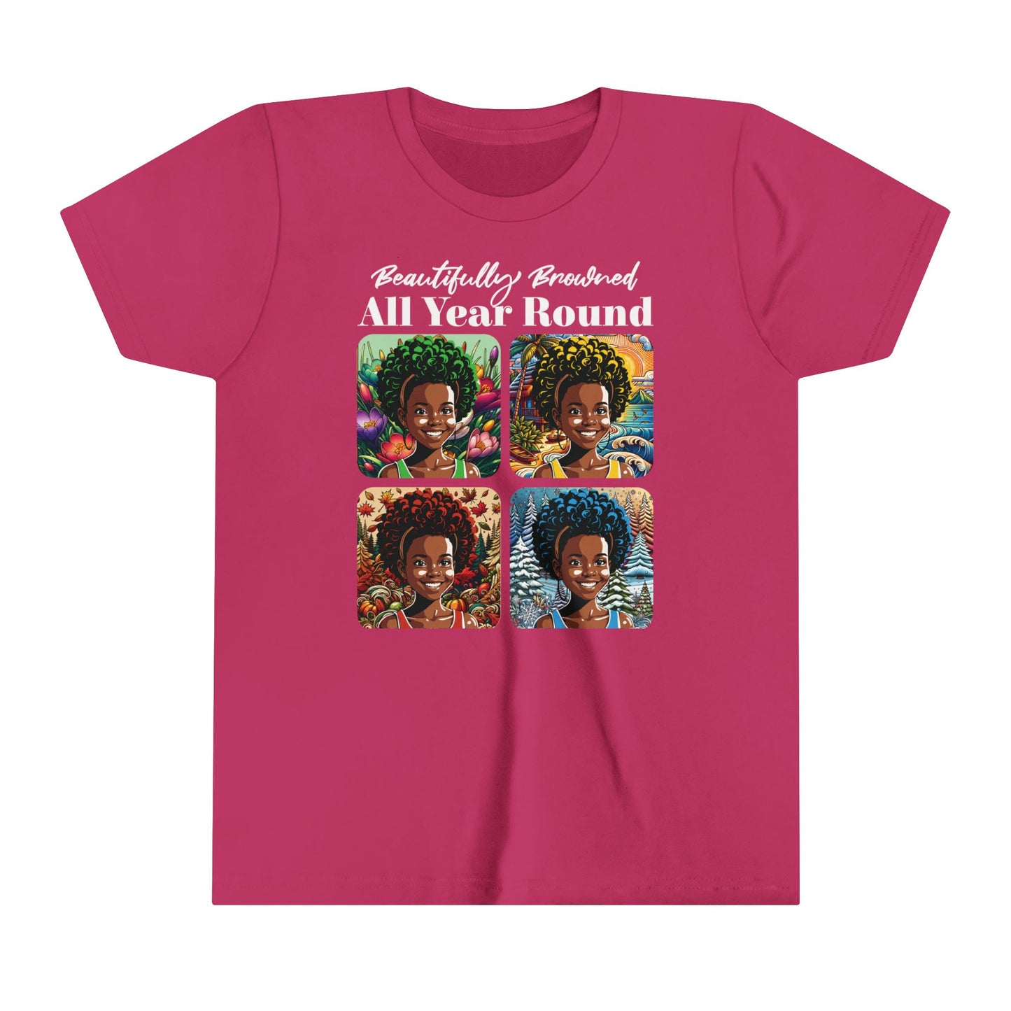 Kids Summer T-Shirt. Beautifully Browned All Year Round