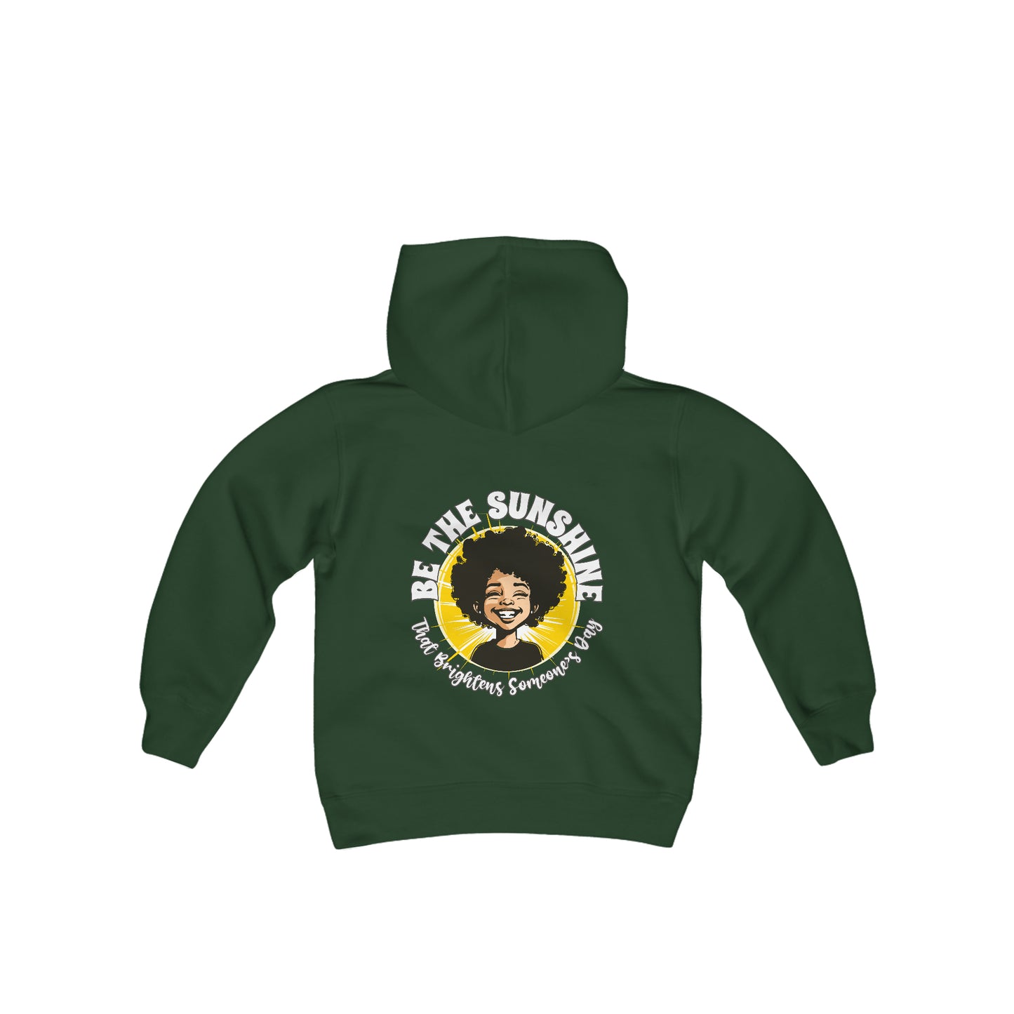 Be the Sunshine That Brightens Someone’s Day, Positive Affirmation Kid’s Hoodie