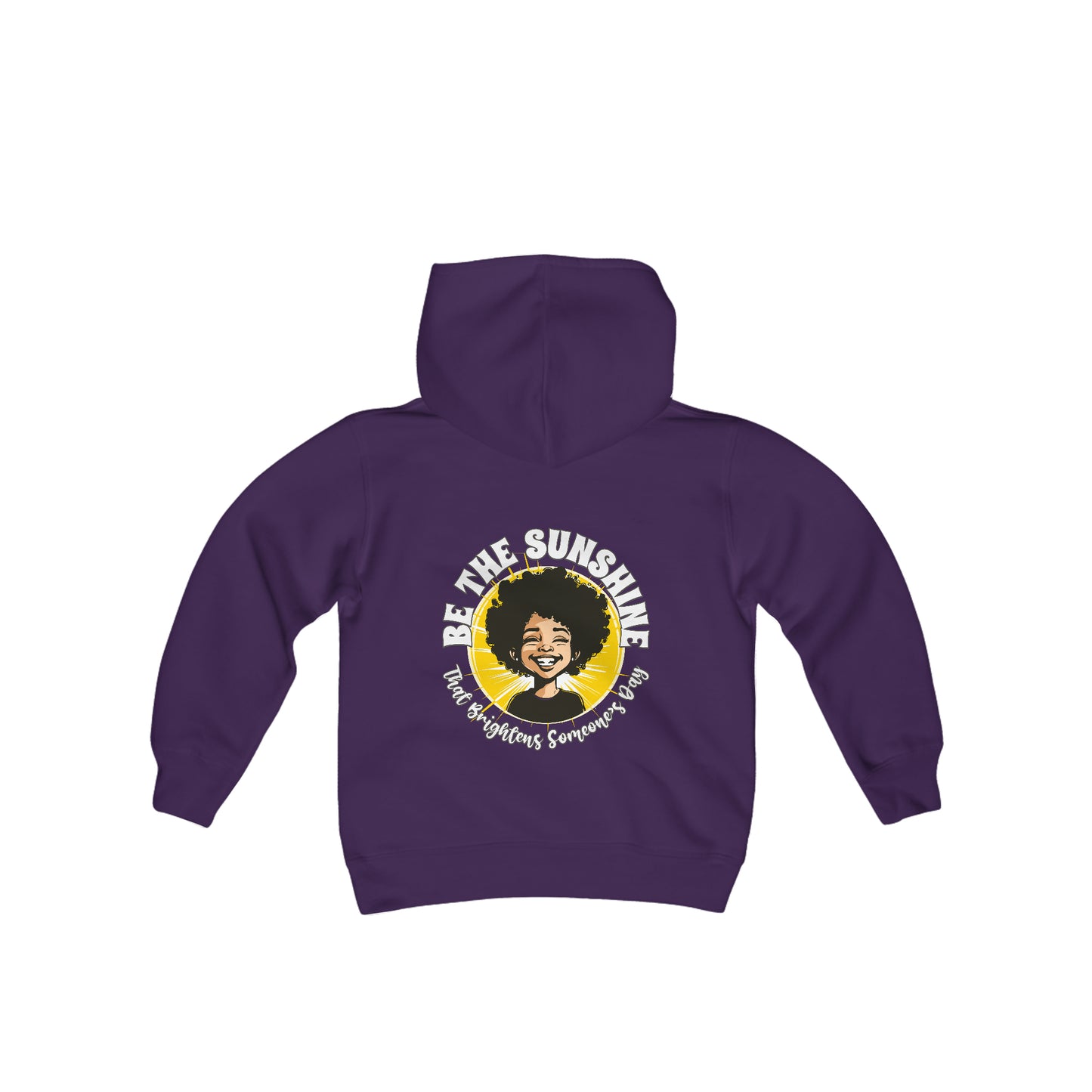 Be the Sunshine That Brightens Someone’s Day, Positive Affirmation Kid’s Hoodie