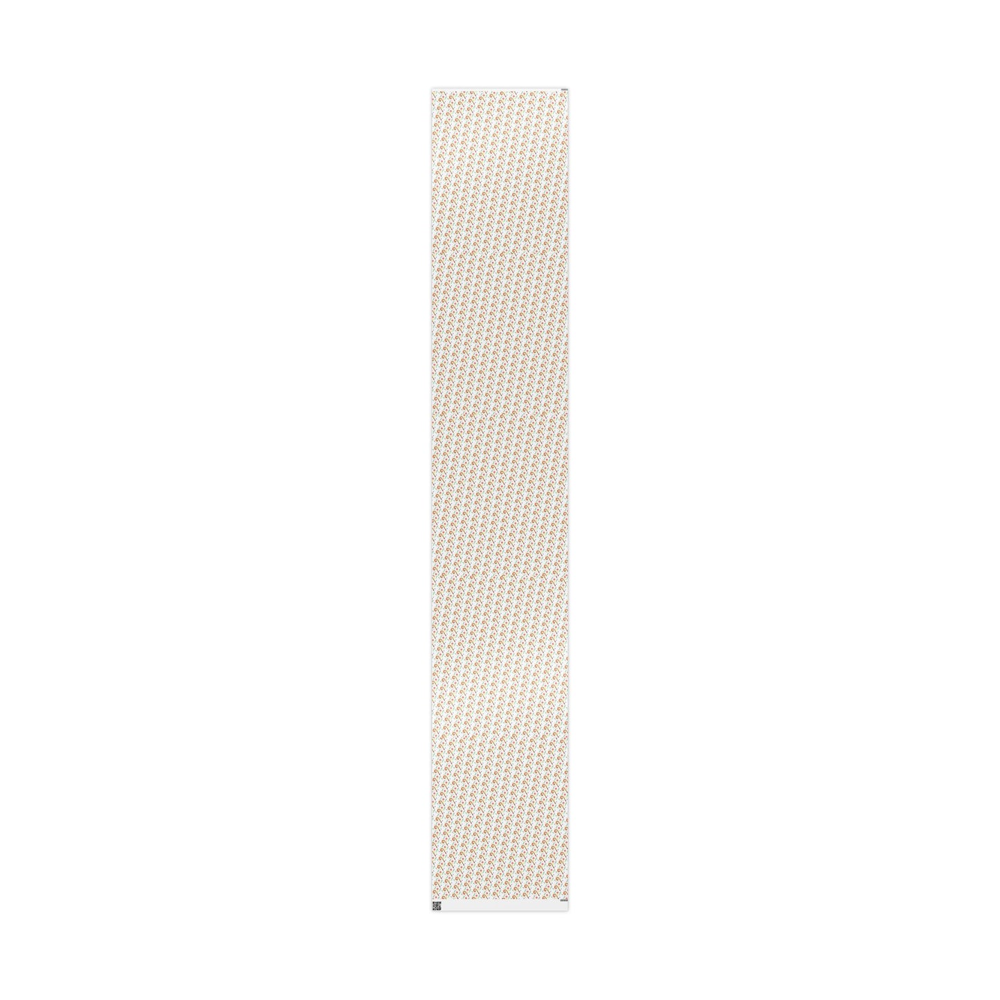 Christmas paper with red and white peppermint candy and ice gold and green coloured candy canes.