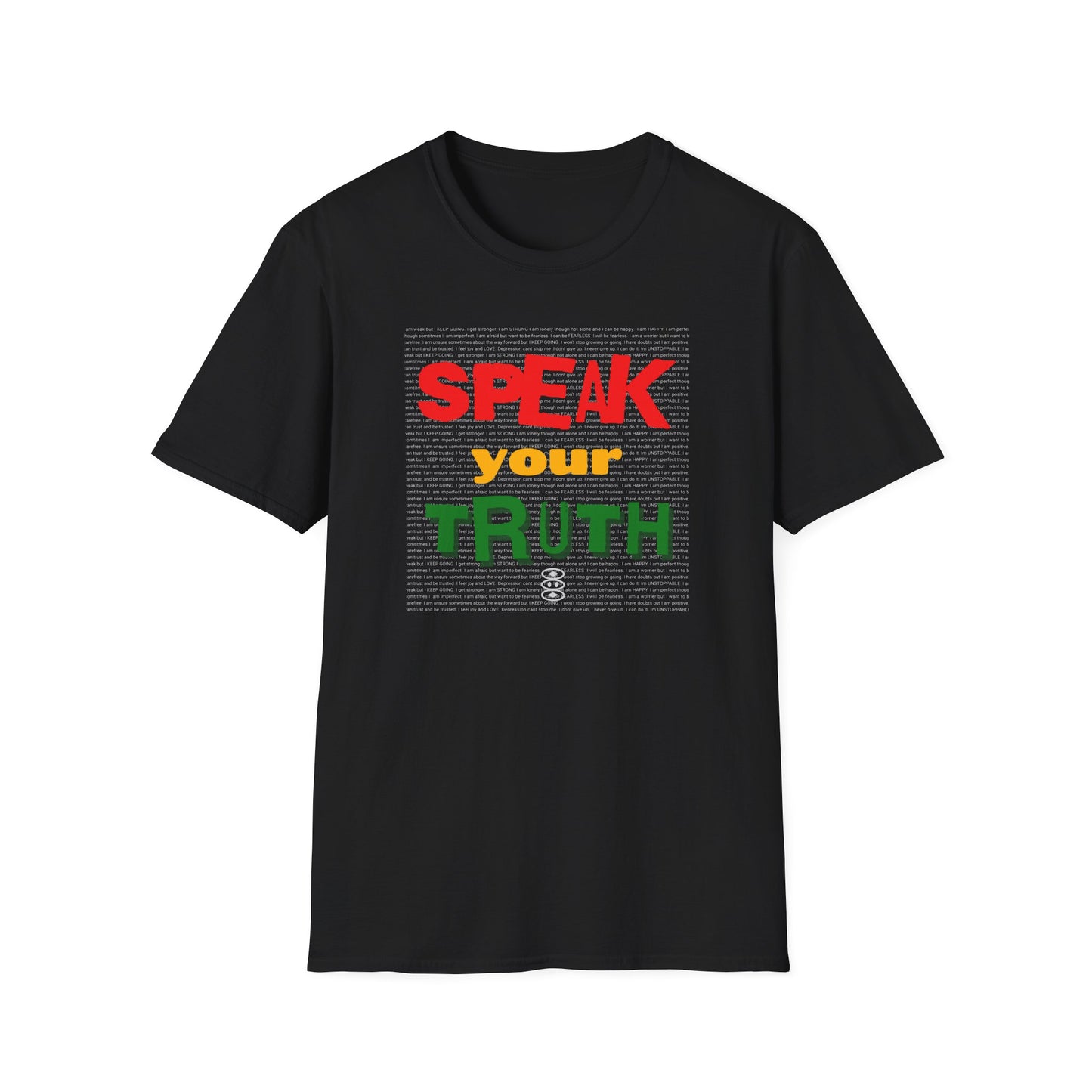 Speak Your Truth Afrocentric Inspirational T-shirt. Positive and Powerful