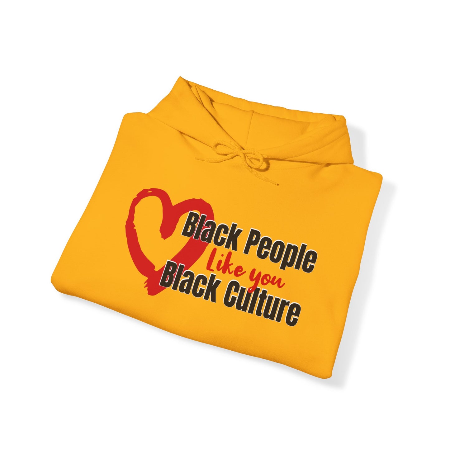 Love Black People Like You Love Black Culture, Inclusivity Hoodie