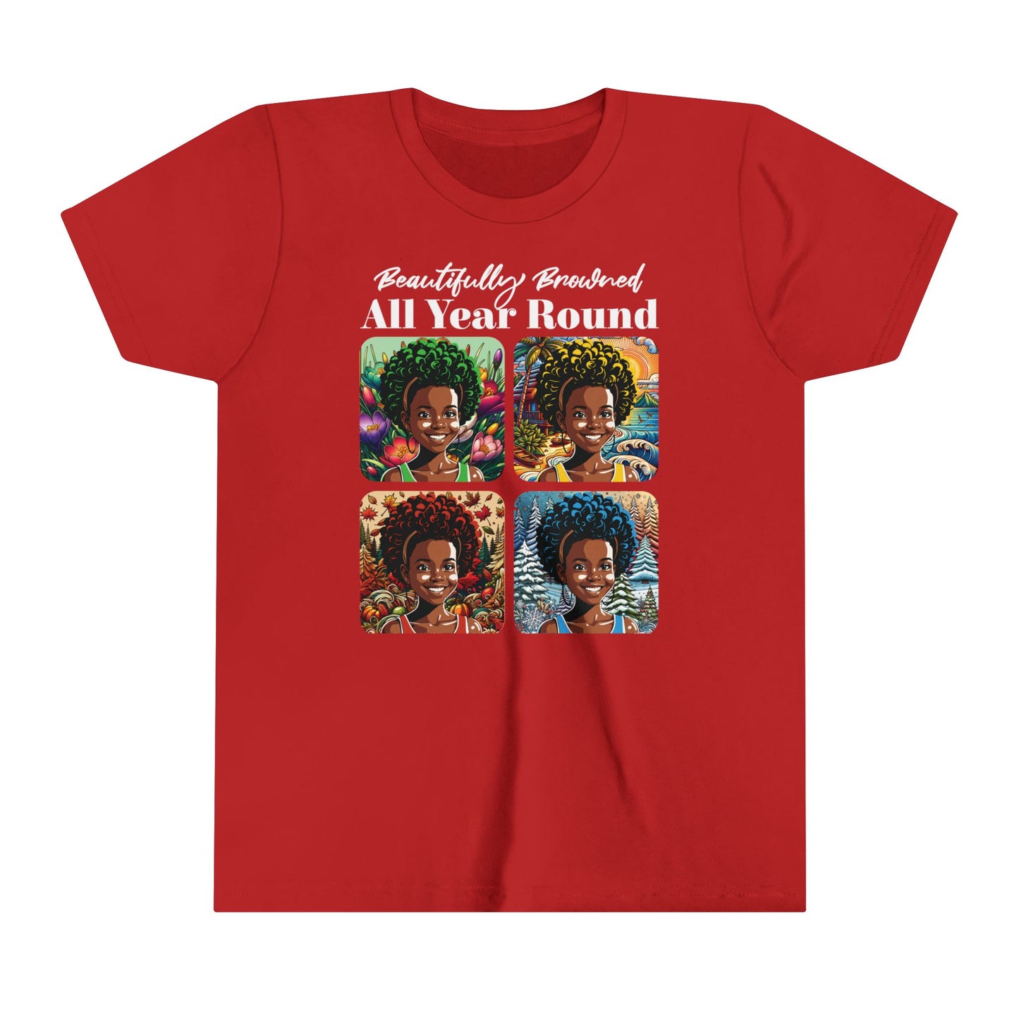 Kids Summer T-Shirt. Beautifully Browned All Year Round