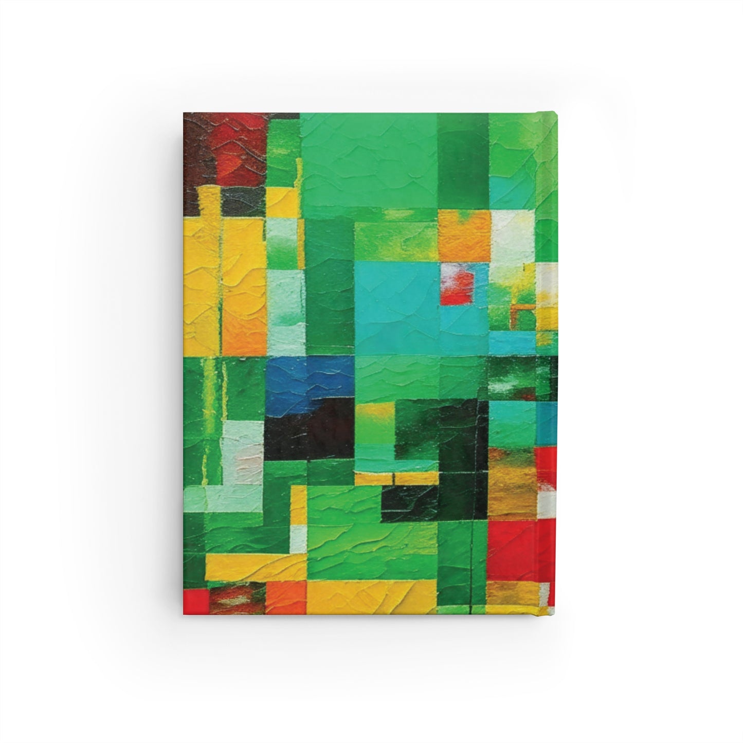 Hardcover, Personalized, Blank Ruled Notebook with Adinkra Symbol for Creativity