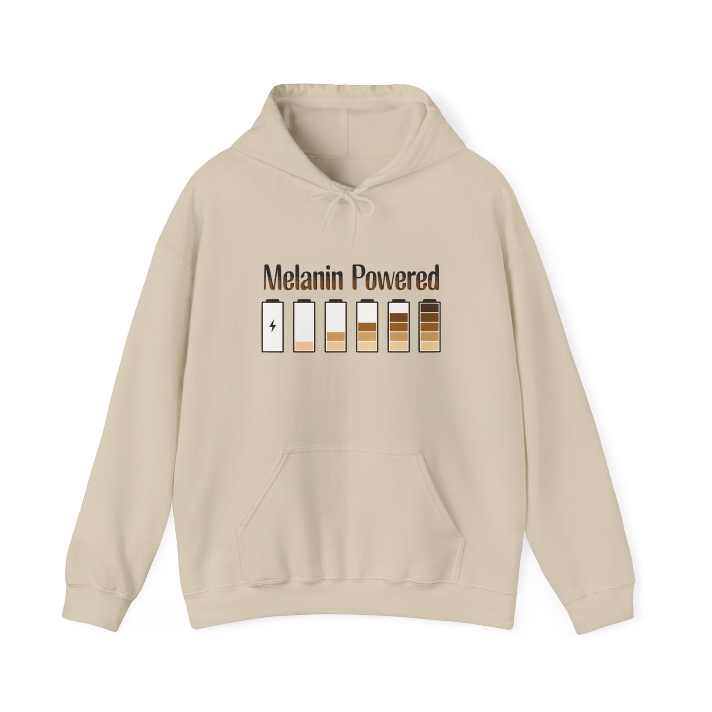 Graphic Hooded Sweatshirt for Sun Powered Melanated Women and Men