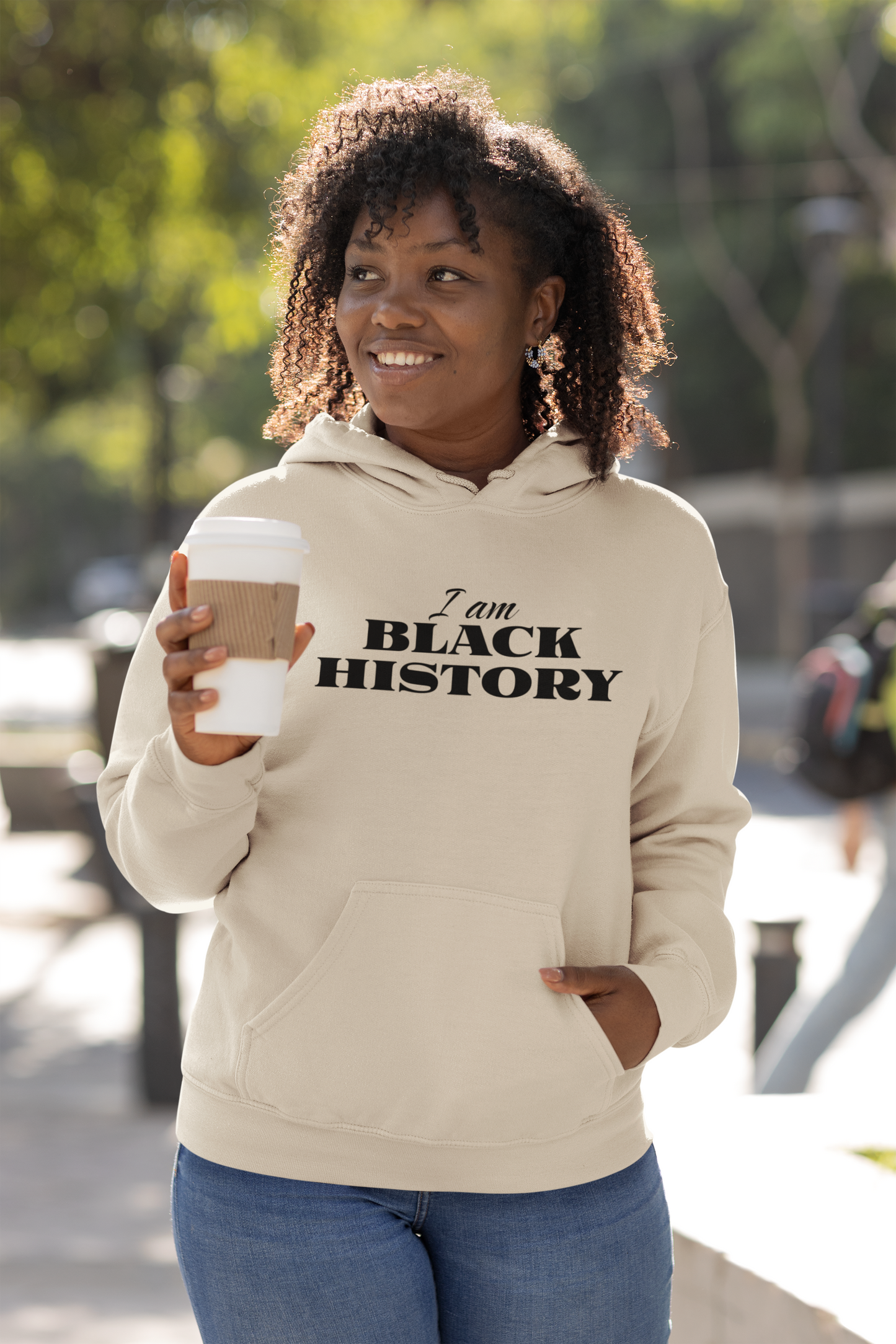 Celebrate Your Roots with Our I Am Black History Hooded Sweatshirt