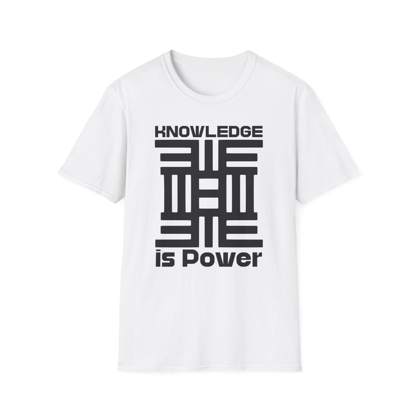 Knowledge is Power! Adinkra Symbol T-Shirt. African Heritage