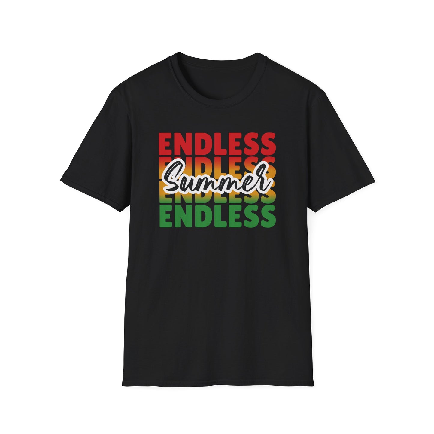 Endless Summer Graphic T-Shirt in Afrocentric Colours