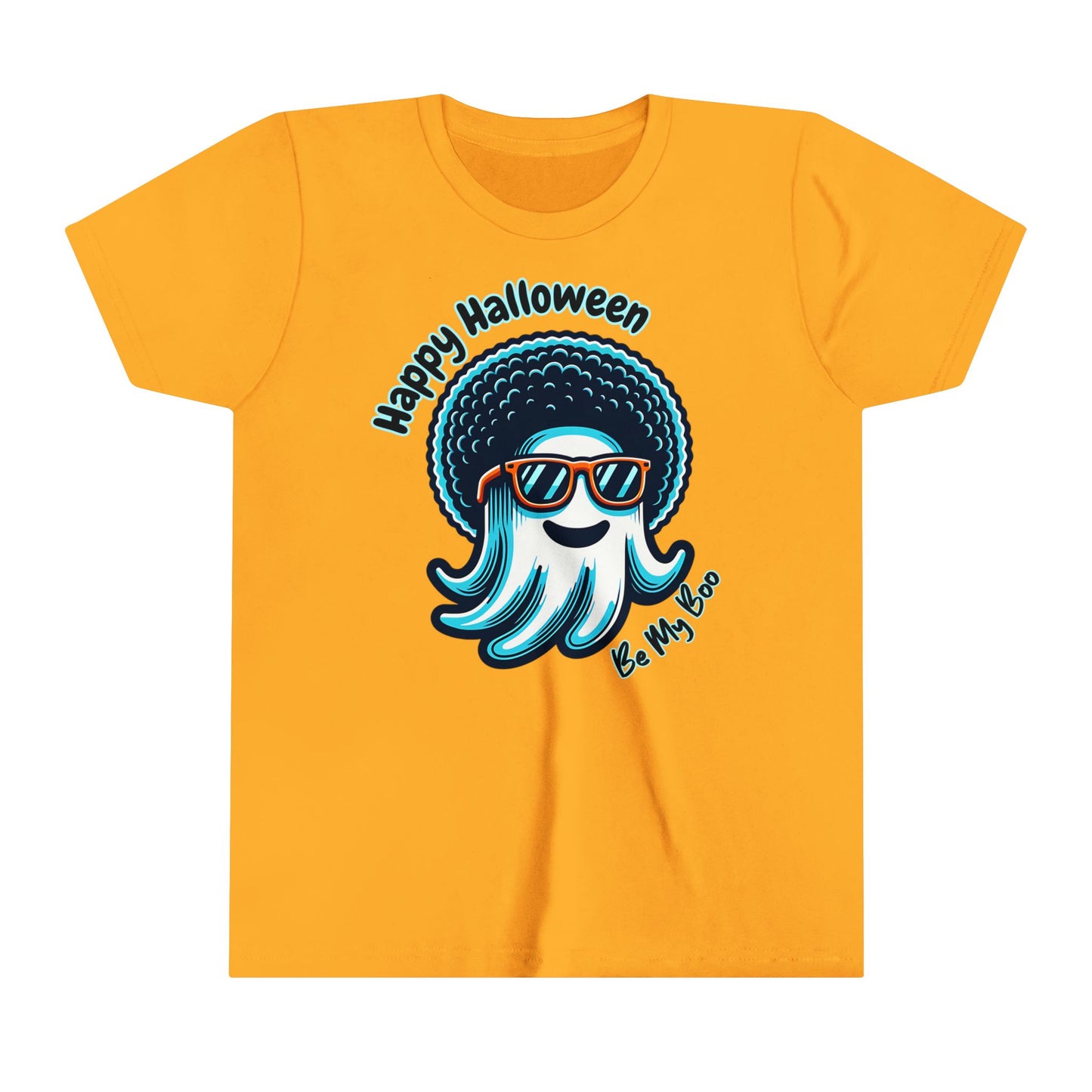 Fun Ghostly Halloween T-Shirt for Kids. Be My Boo this Halloween