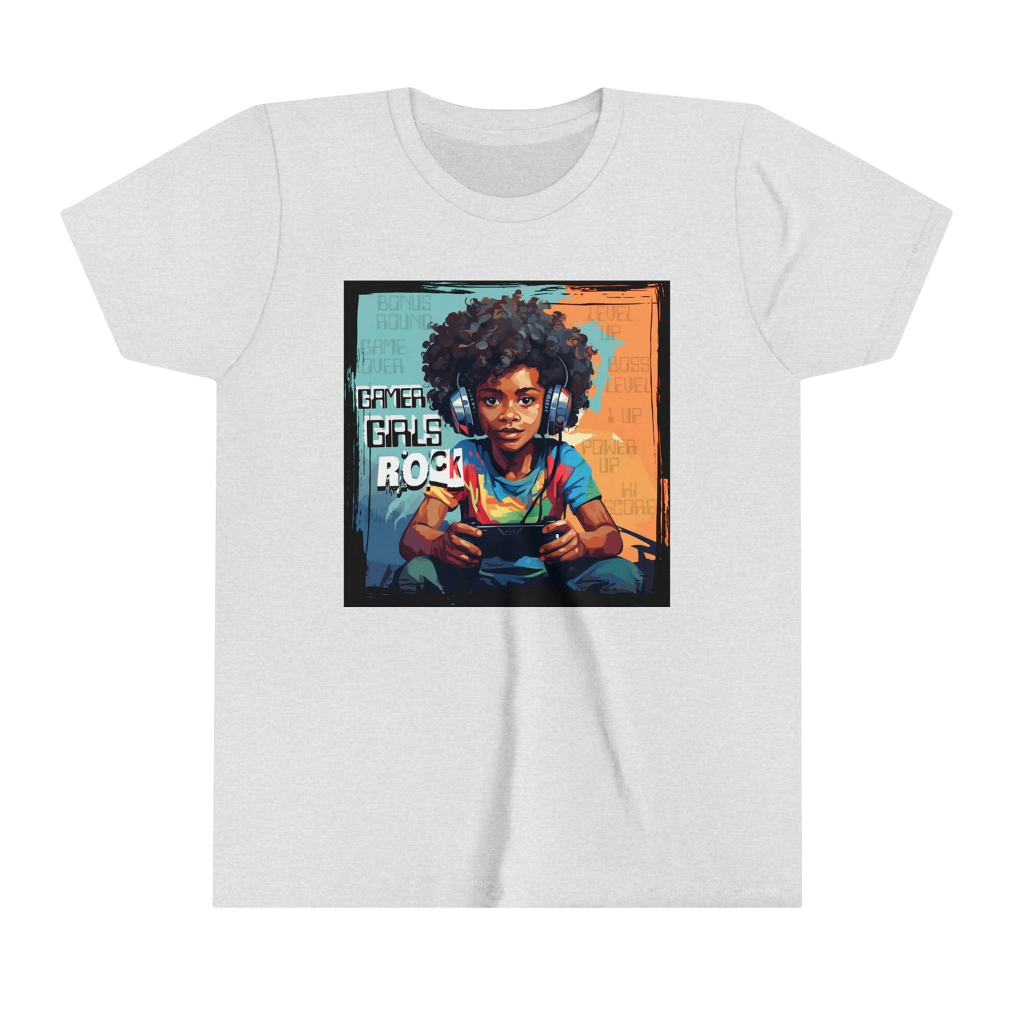 Black Girl Magic Gamer Girls Rock T-shirt