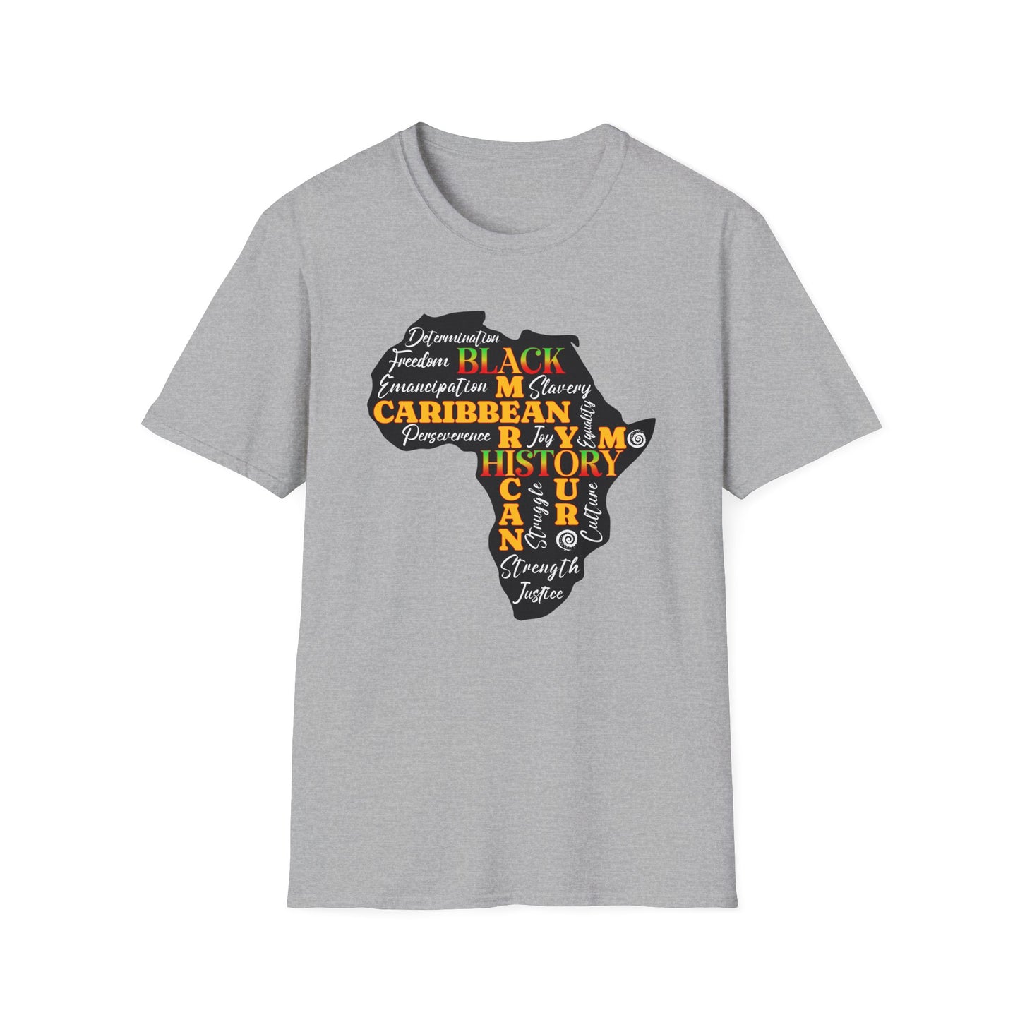 Black History is Caribbean and American History T-Shirt.