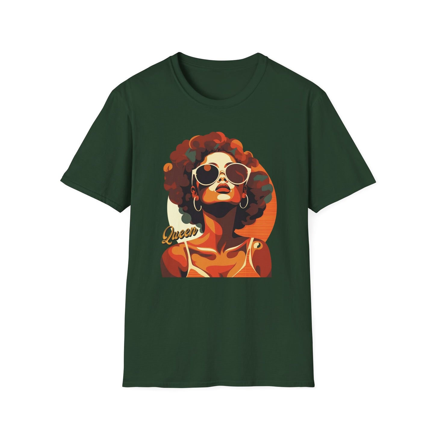 Black Queen, Positive Self Esteem T-Shirt for African American Women