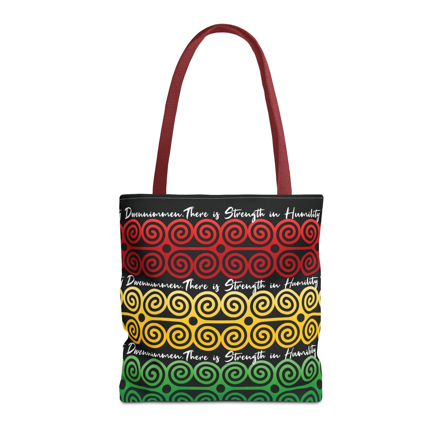 Afrocentric Tote Bag with the African Symbol for Humility and Strength.