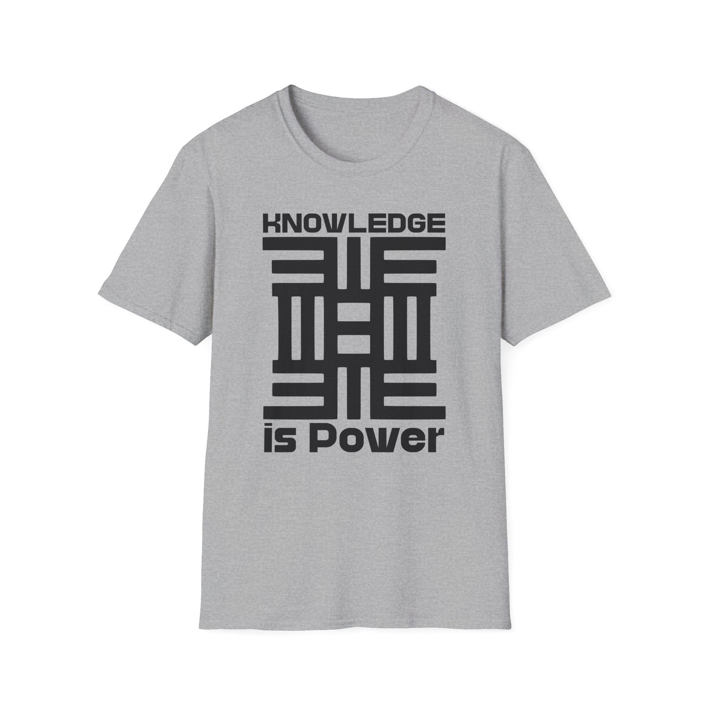 Knowledge is Power! Adinkra Symbol T-Shirt. African Heritage