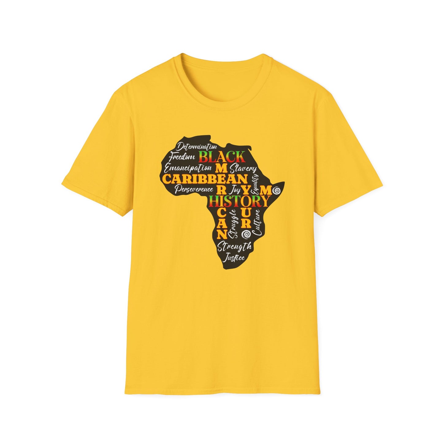 Black History is Caribbean and American History T-Shirt.