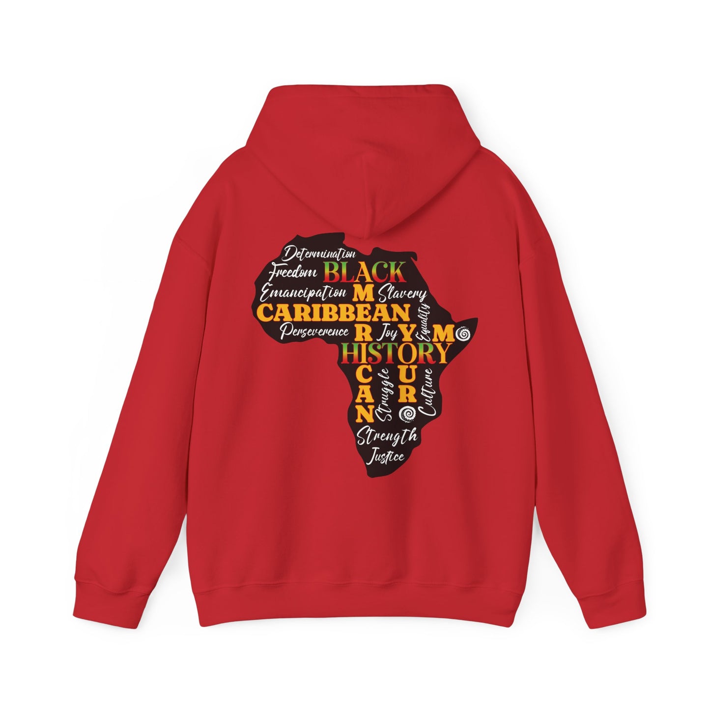 Hoodie Celebrating Black History as My, Your, Caribbean, and American History