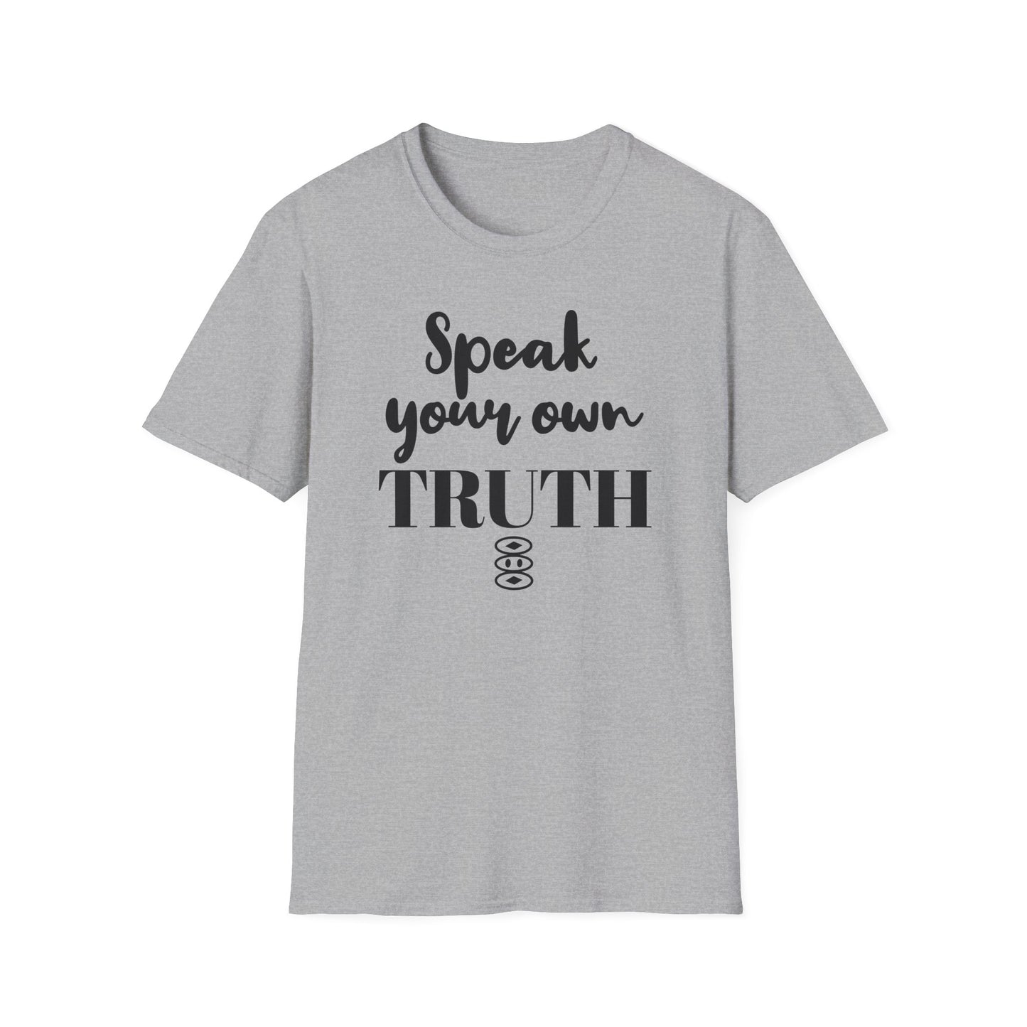 Speak Your Own Truth, Minimal Text, Afrocentric,Inspirational T-shirt.