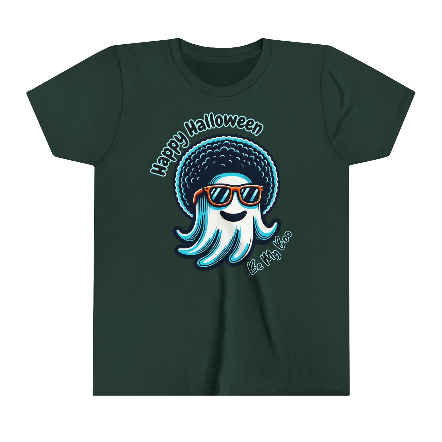 Fun Ghostly Halloween T-Shirt for Kids. Be My Boo this Halloween